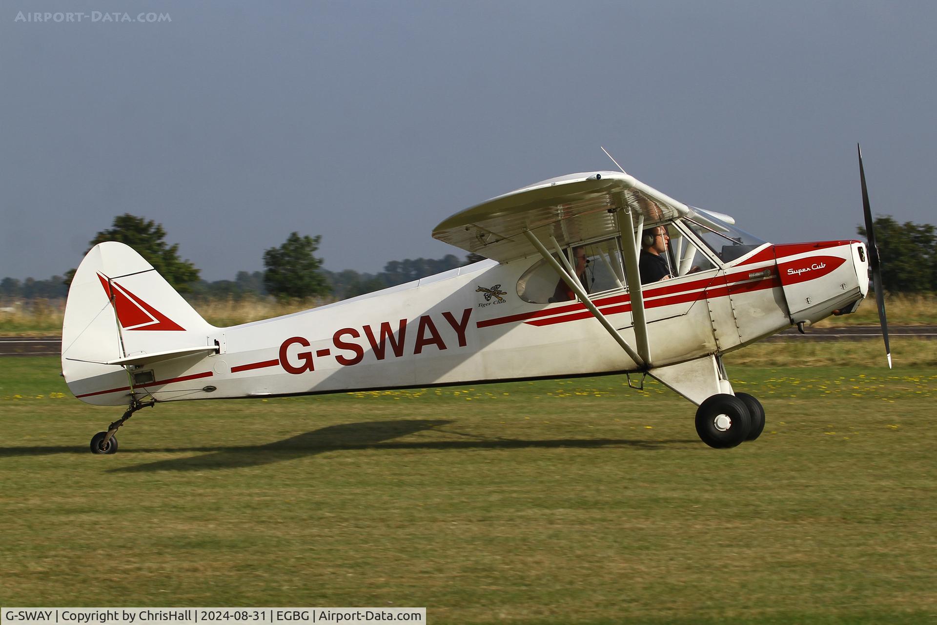 G-SWAY, 1957 Piper PA-18-95 Super Cub C/N 18-6039, LAA Rally 2024, Leicester