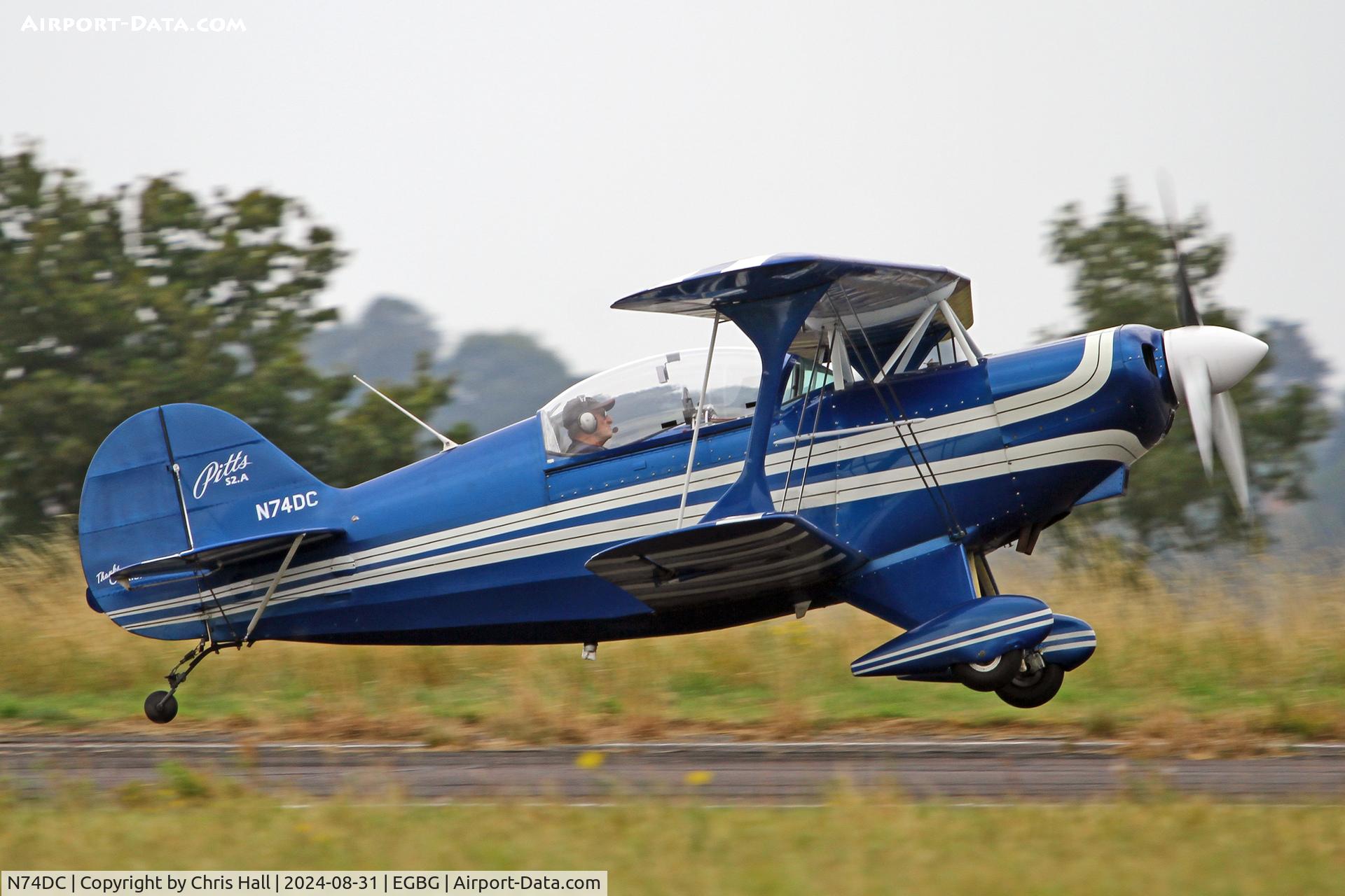 N74DC, 1980 Aerotek Pitts S-2A Special C/N 2228, LAA Rally 2024, Leicester