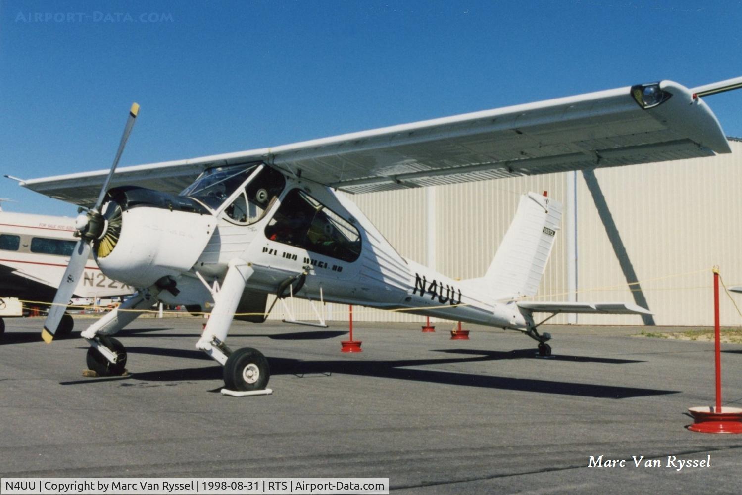 N4UU, 1991 PZL-Okecie PZL-104 Wilga 80 C/N CF21910927, At Reno Air Races in 1998.