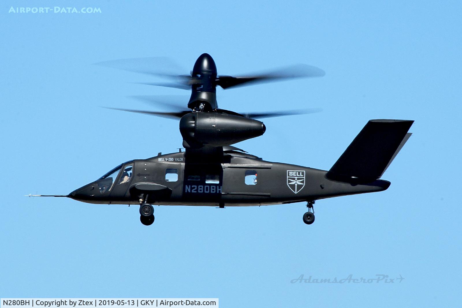 N280BH, 2017 Bell V-280 Valor C/N 60105, Bell V-280 Prototype flying at Arlington Municipal - Bell  Flight Test 