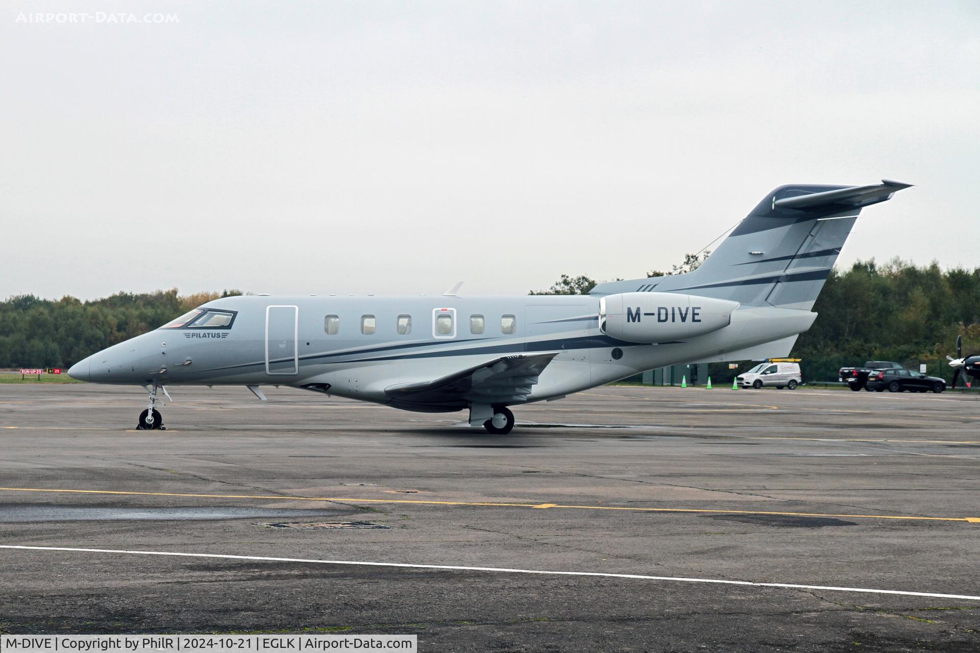M-DIVE, 2023 Pilatus PC-24 C/N 325, M-DIVE 2023 Pilatus PC-24  Blackbushe