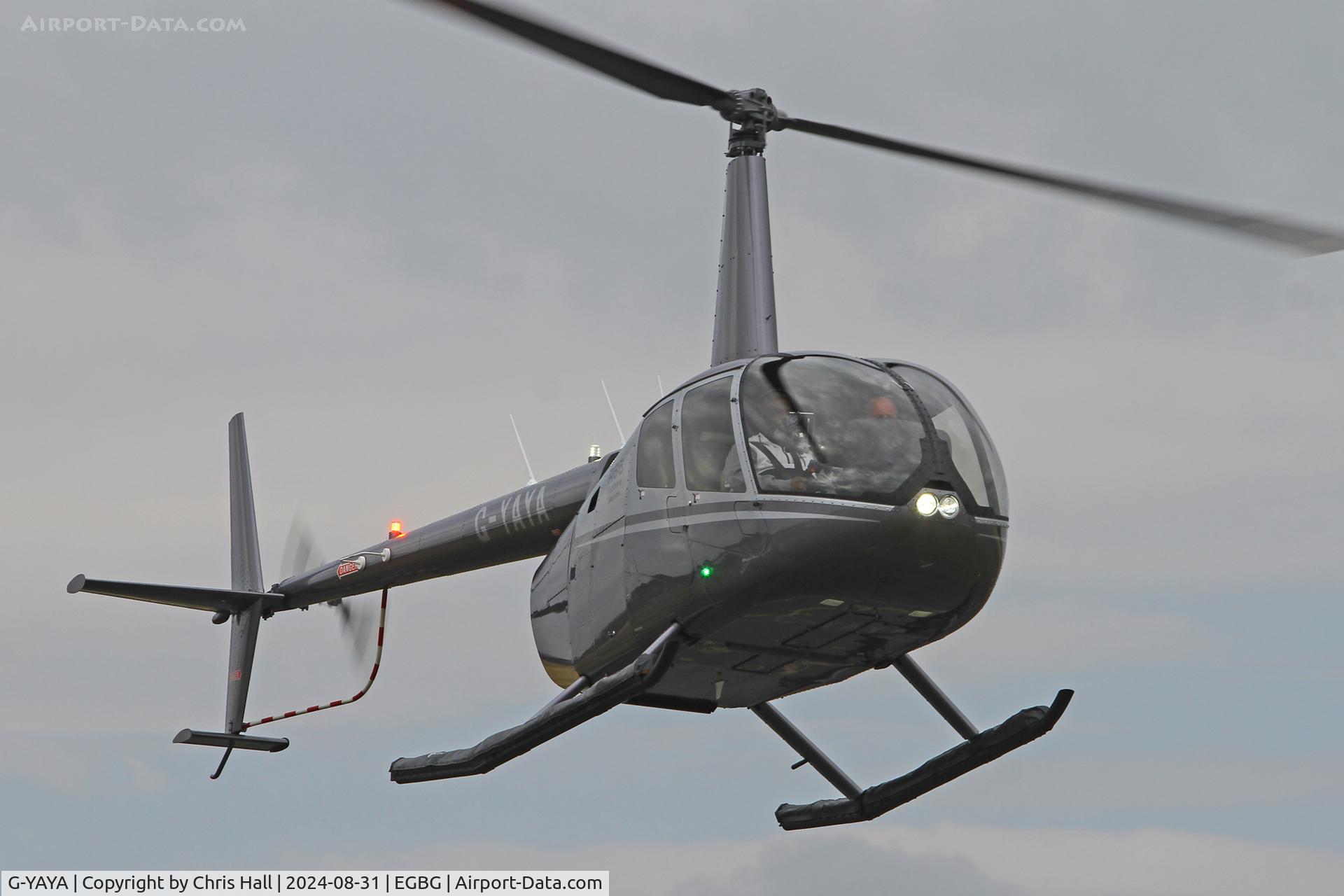 G-YAYA, 2024 Robinson R66 C/N 1377, LAA Rally 2024, Leicester