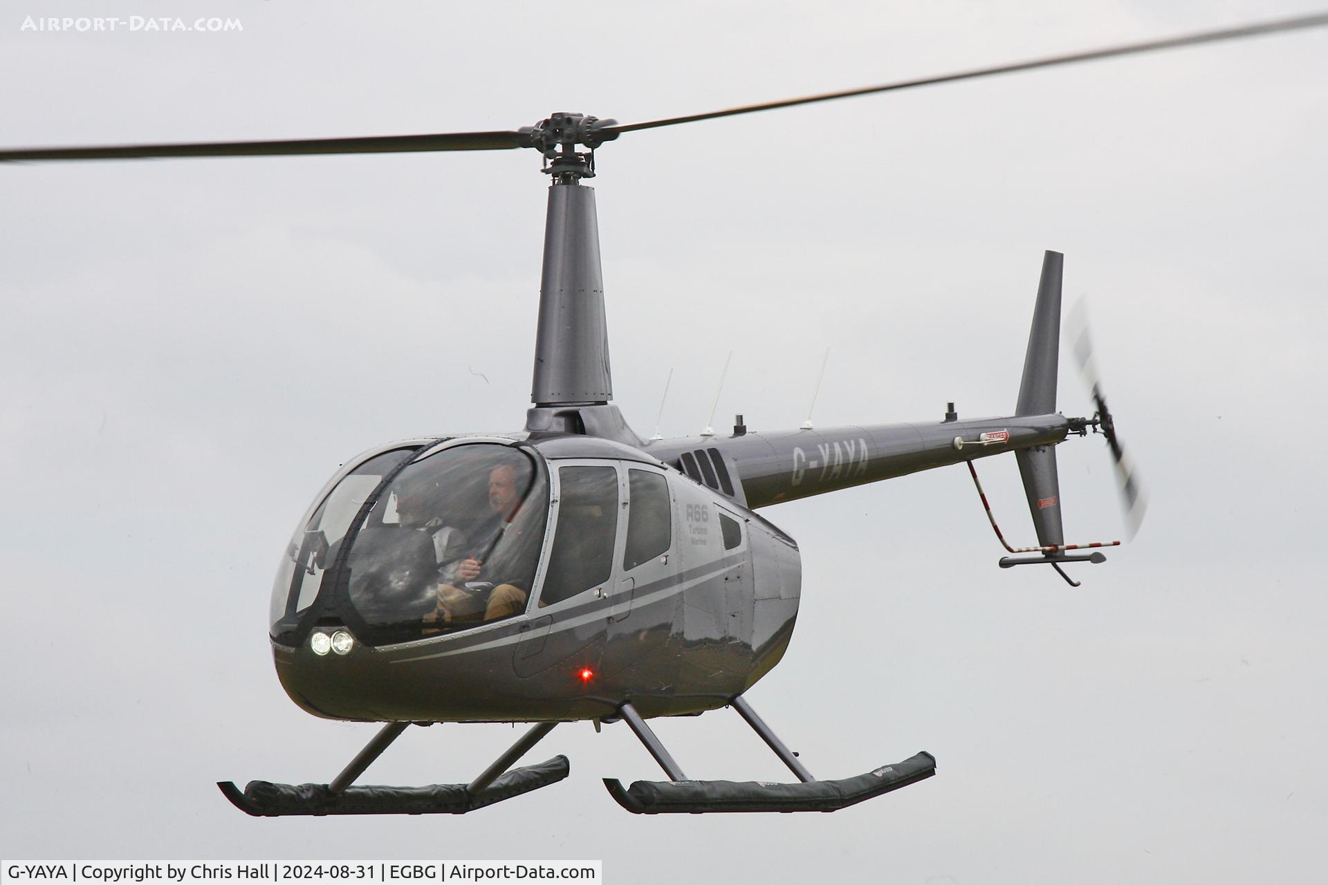 G-YAYA, 2024 Robinson R66 C/N 1377, LAA Rally 2024, Leicester