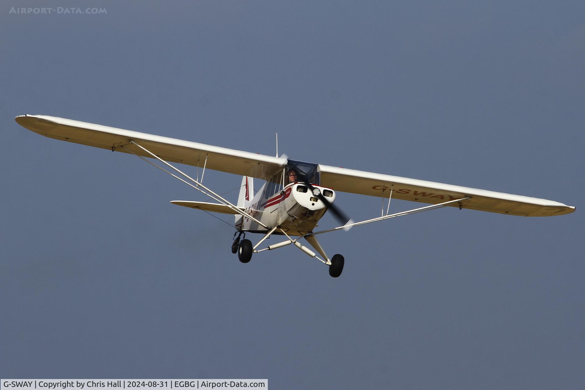 G-SWAY, 1957 Piper PA-18-95 Super Cub C/N 18-6039, LAA Rally 2024, Leicester