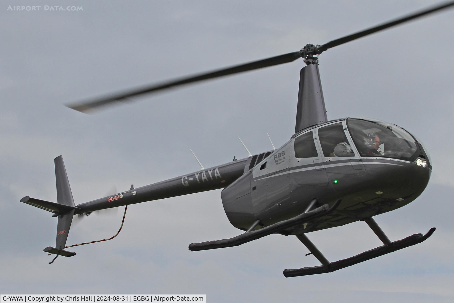G-YAYA, 2024 Robinson R66 C/N 1377, LAA Rally 2024, Leicester