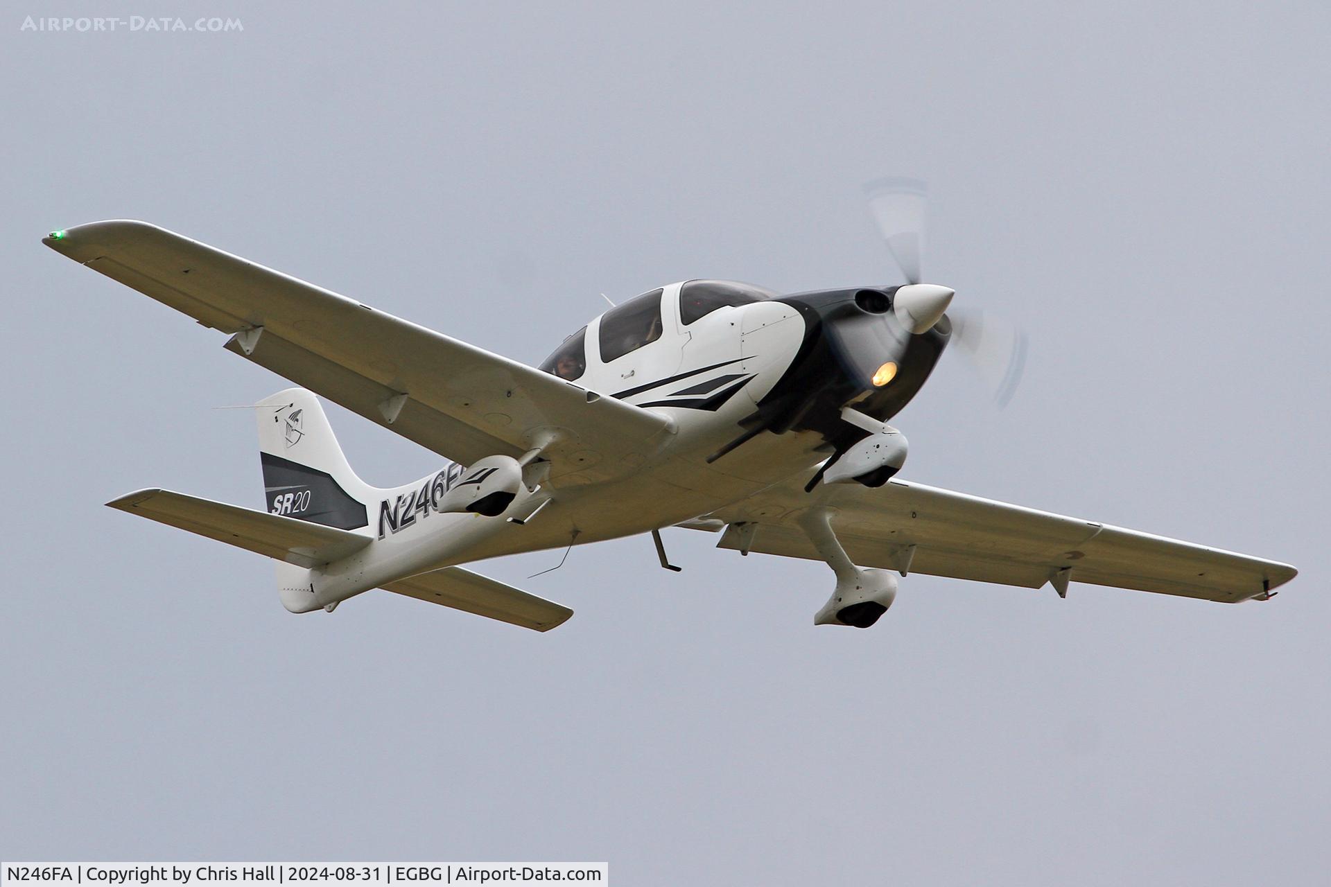 N246FA, Cirrus SR20 C/N 1153, LAA Rally 2024, Leicester