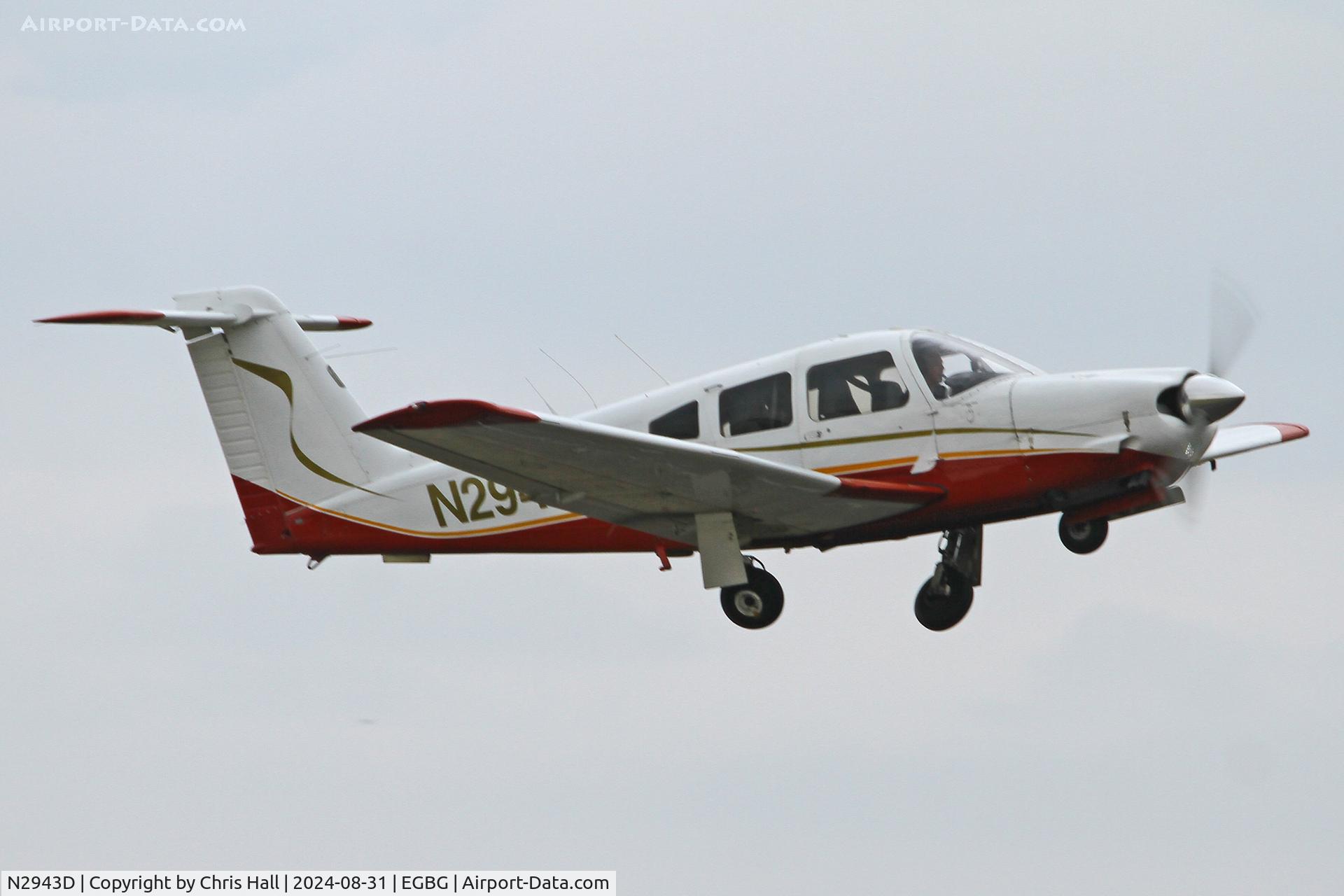 N2943D, 1979 Piper PA-28RT-201 Arrow IV C/N 28R7918231, LAA Rally 2024, Leicester