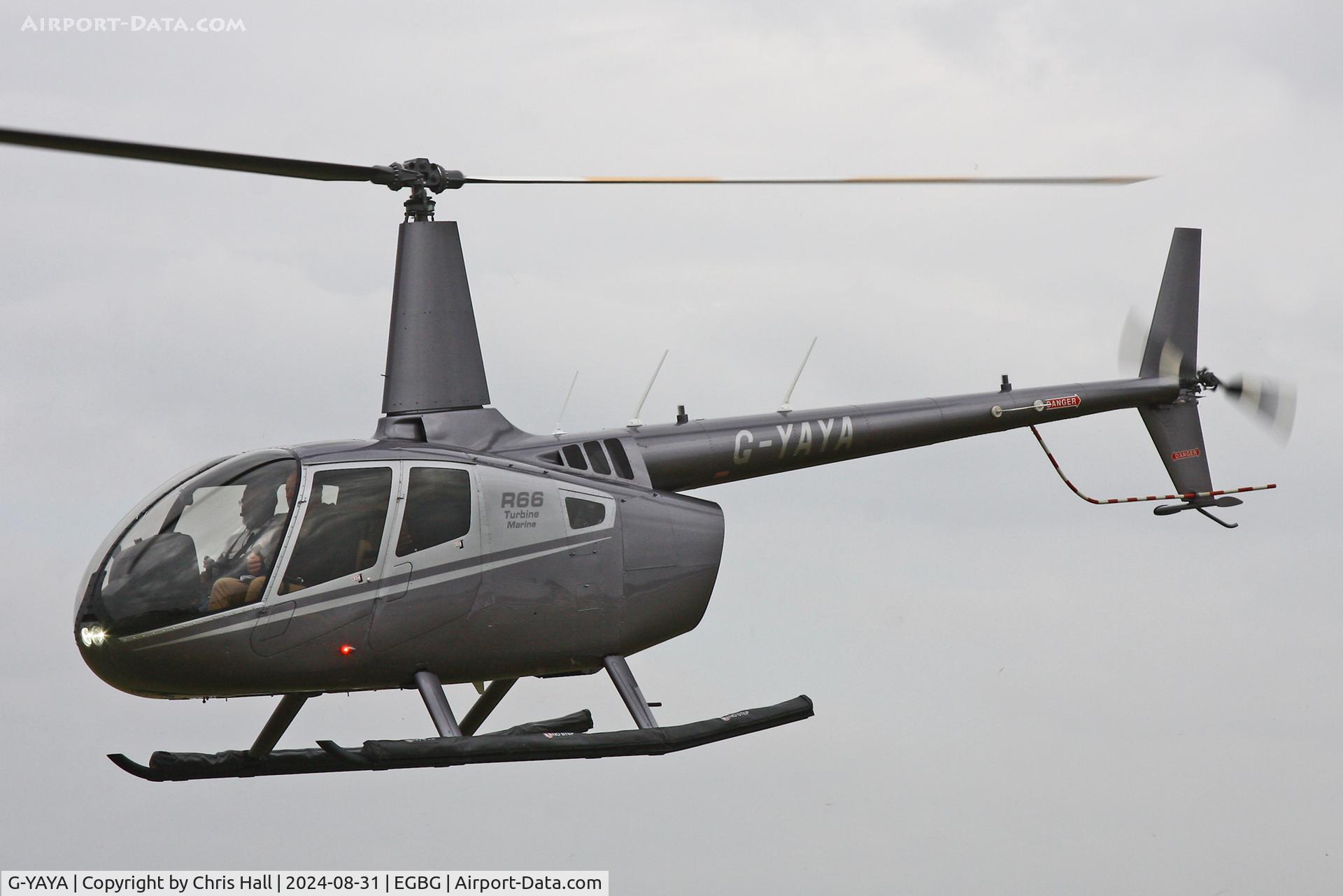 G-YAYA, 2024 Robinson R66 C/N 1377, LAA Rally 2024, Leicester