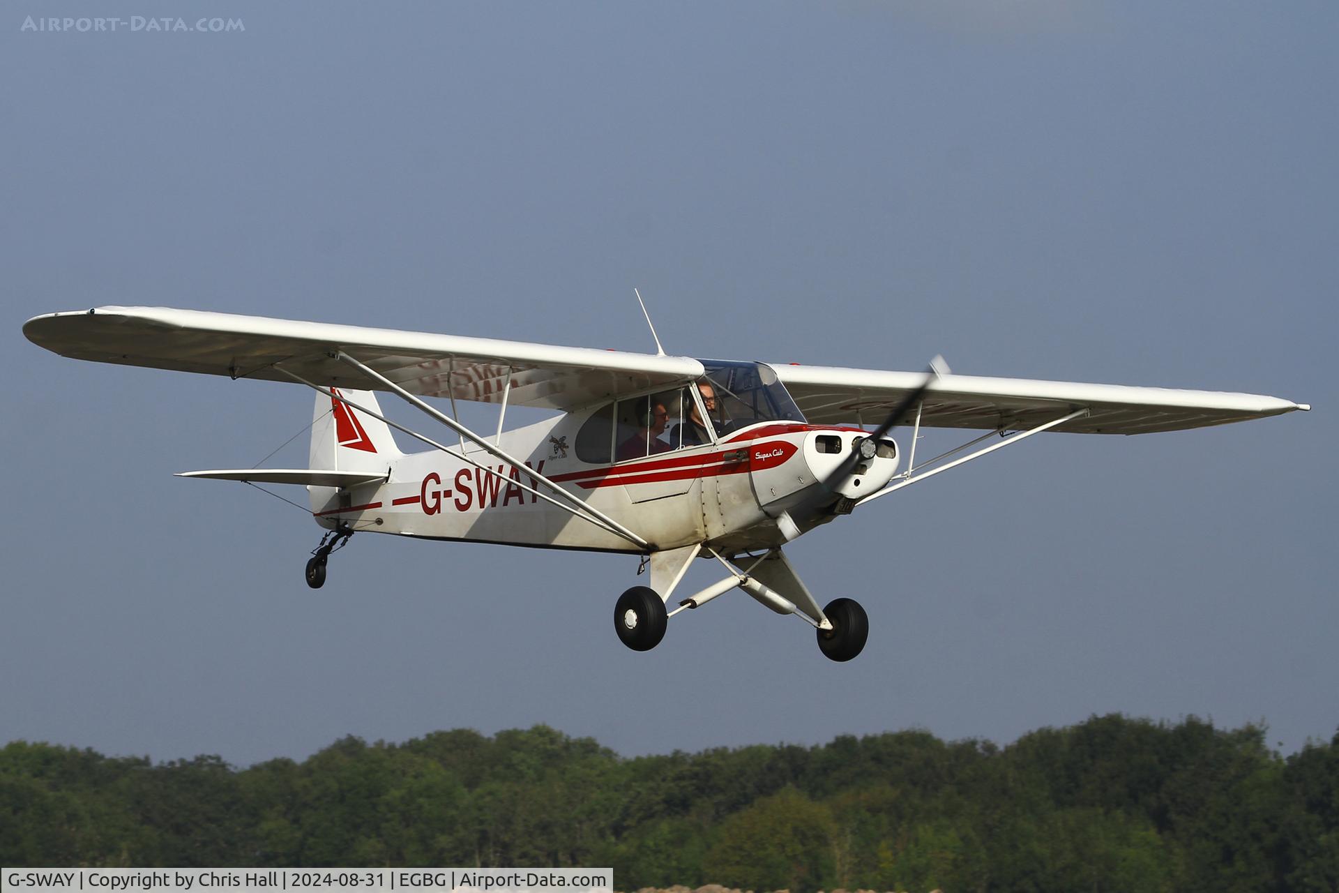 G-SWAY, 1957 Piper PA-18-95 Super Cub C/N 18-6039, LAA Rally 2024, Leicester