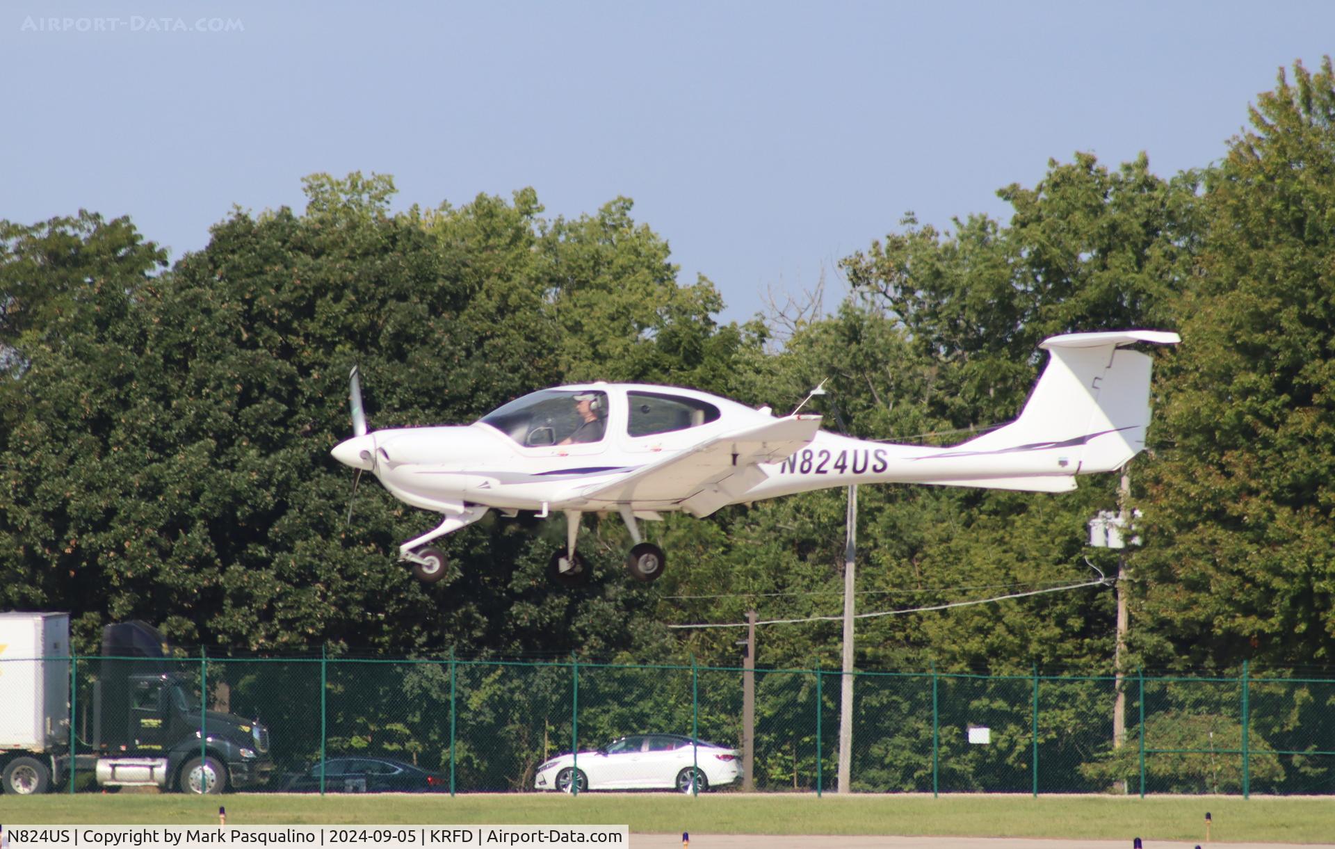 N824US, 2007 Diamond DA-40 Diamond Star C/N 40.824, Diamond DA-40