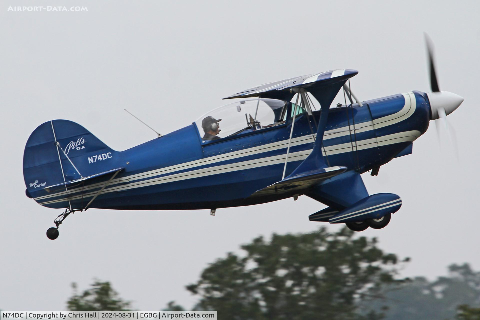 N74DC, 1980 Aerotek Pitts S-2A Special C/N 2228, LAA Rally 2024, Leicester