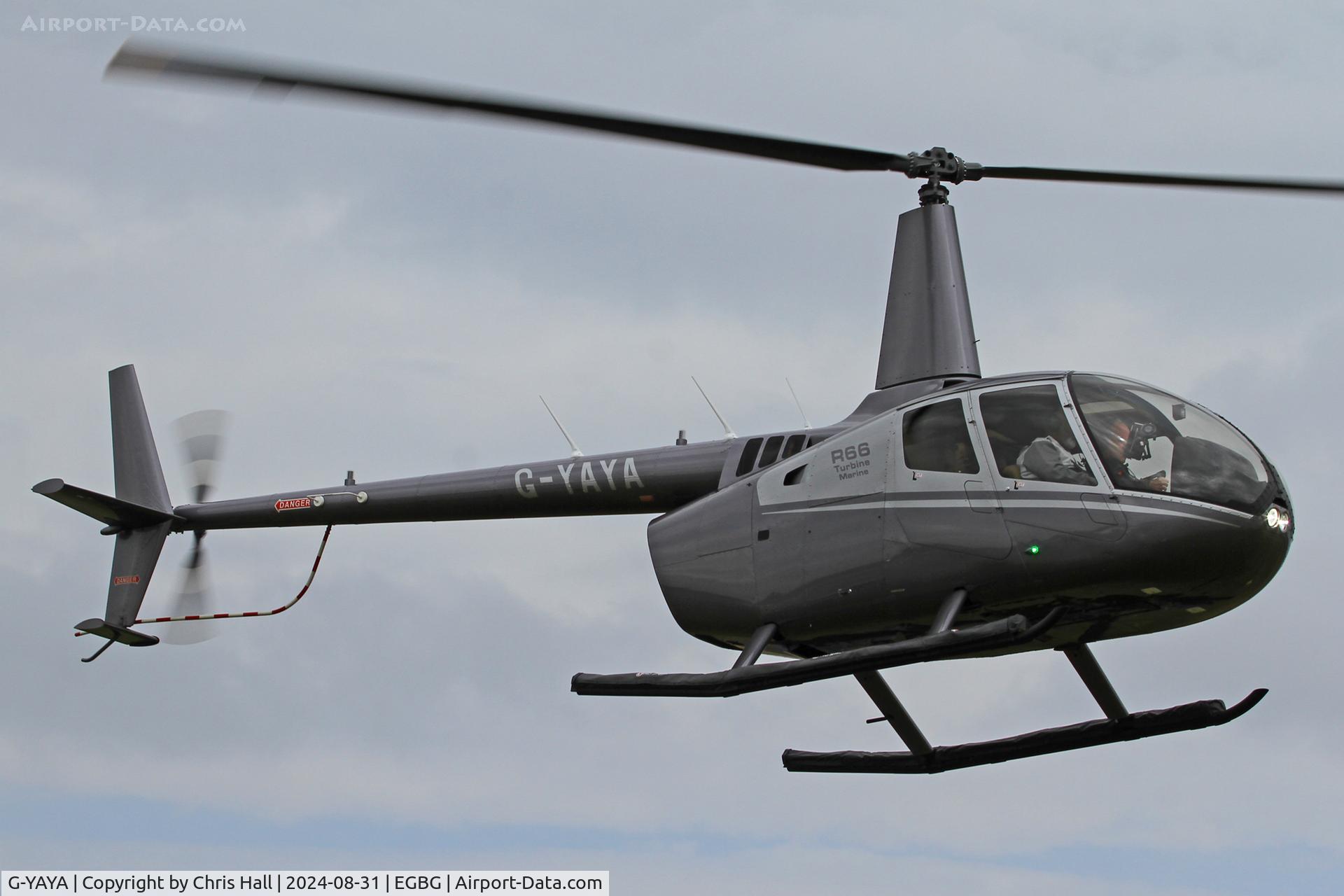 G-YAYA, 2024 Robinson R66 C/N 1377, LAA Rally 2024, Leicester