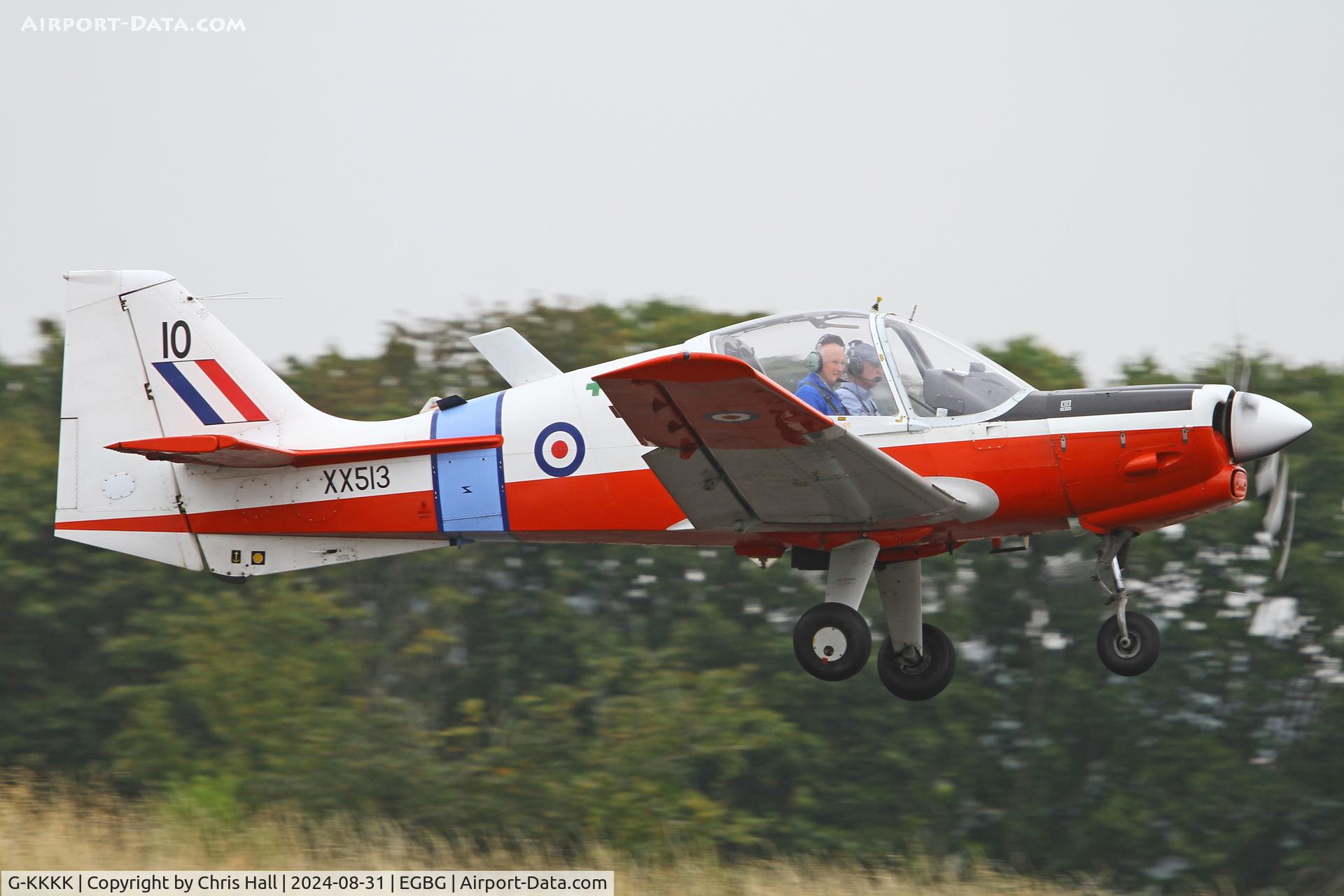 G-KKKK, 1973 Scottish Aviation Bulldog T.1 C/N BH120/199, LAA Rally 2024, Leicester