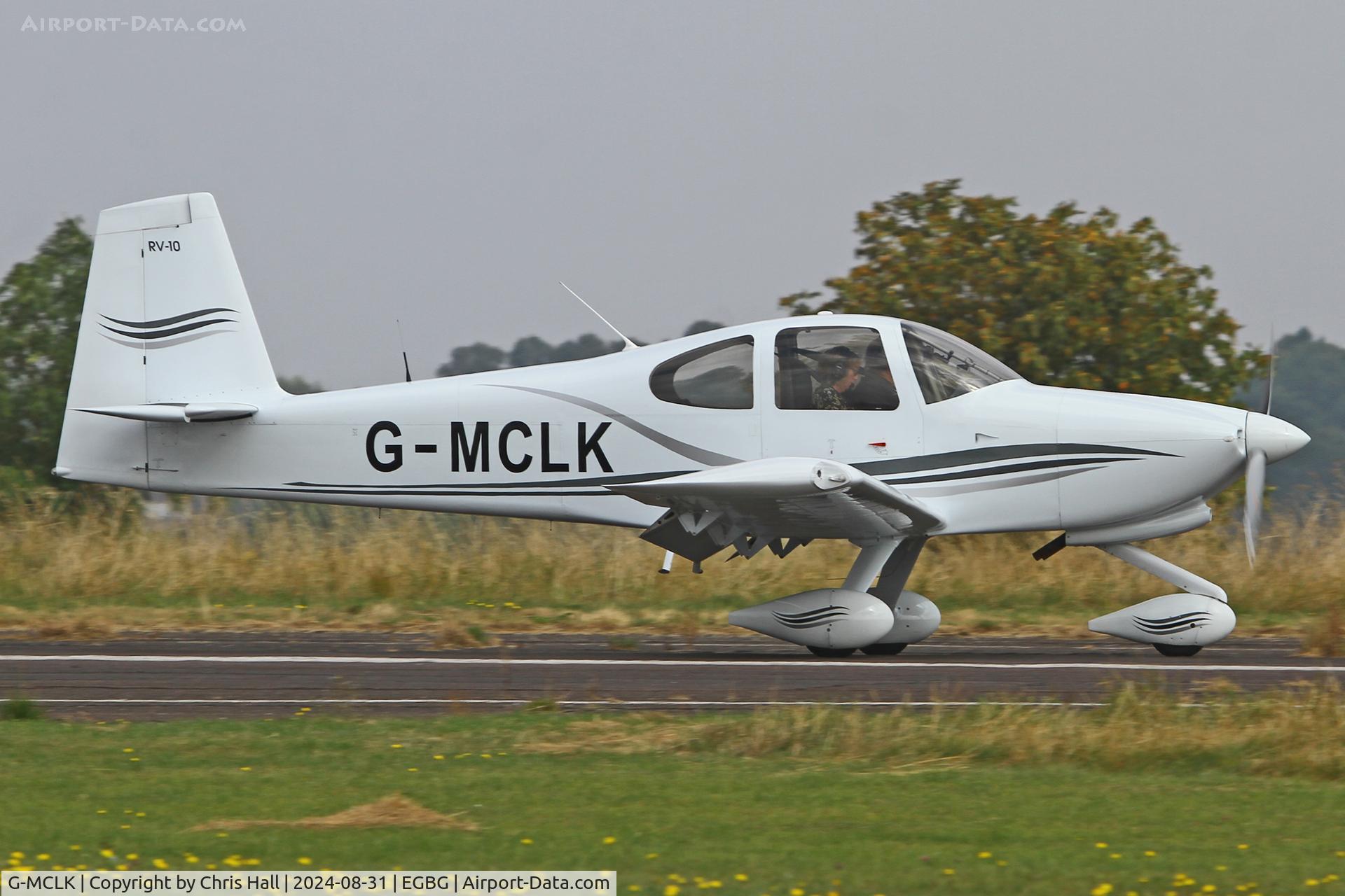 G-MCLK, 2013 Vans RV-10 C/N LAA 339-15041, LAA Rally 2024, Leicester