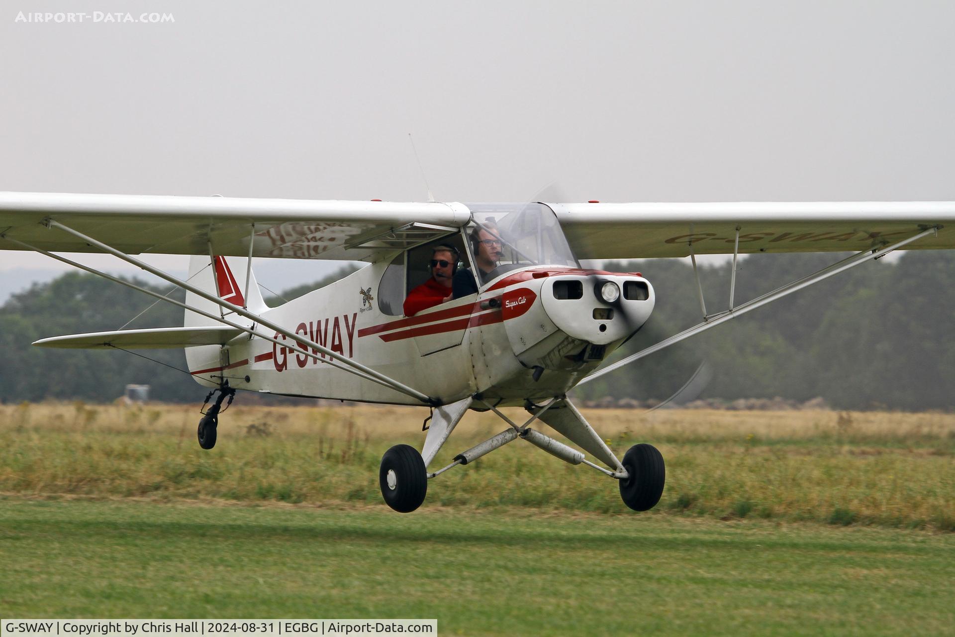 G-SWAY, 1957 Piper PA-18-95 Super Cub C/N 18-6039, LAA Rally 2024, Leicester
