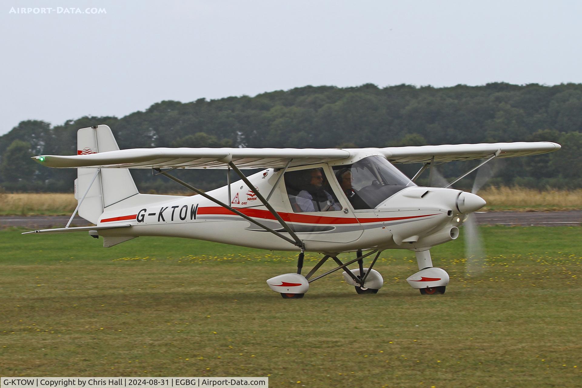 G-KTOW, 2013 Comco Ikarus C42 FB100 Bravo C/N 1311-7287, LAA Rally 2024, Leicester