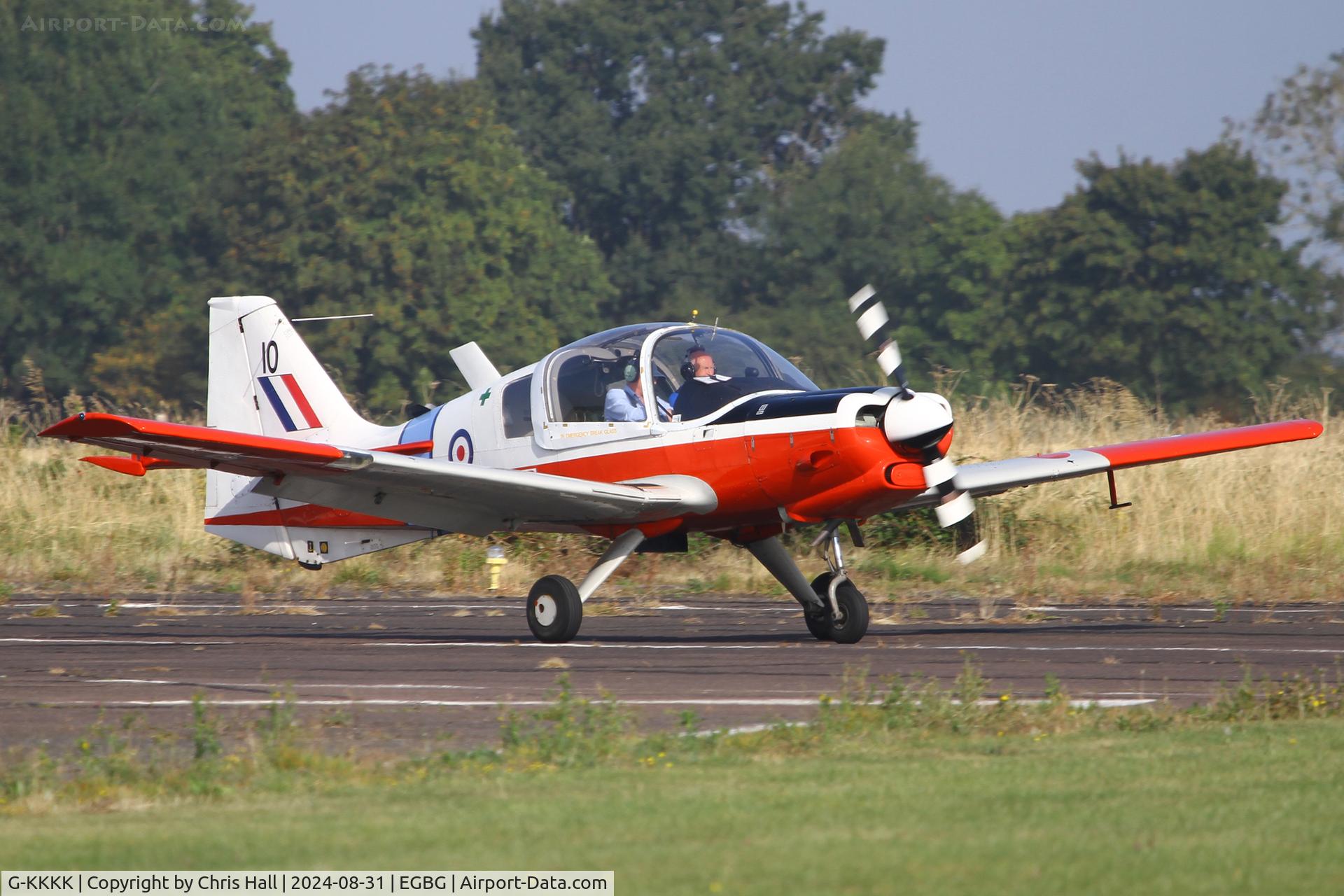 G-KKKK, 1973 Scottish Aviation Bulldog T.1 C/N BH120/199, LAA Rally 2024, Leicester