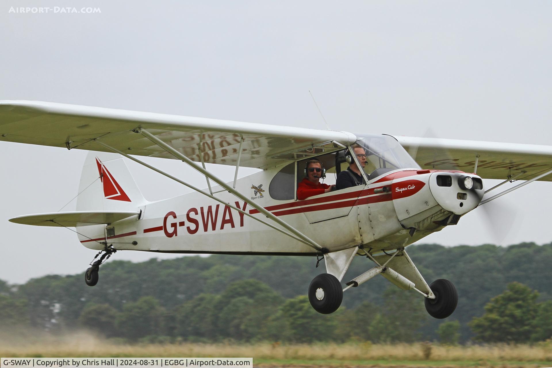 G-SWAY, 1957 Piper PA-18-95 Super Cub C/N 18-6039, LAA Rally 2024, Leicester