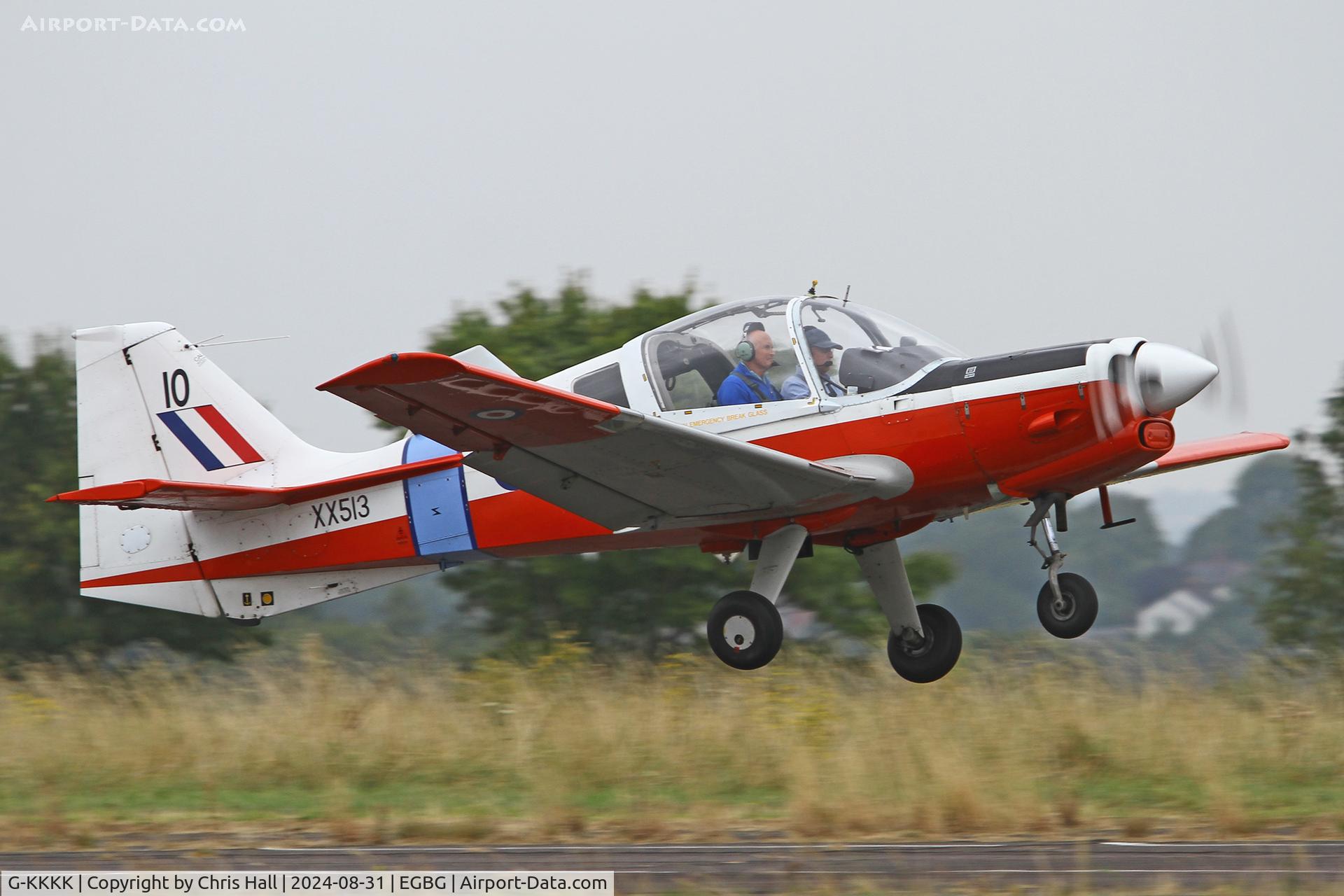 G-KKKK, 1973 Scottish Aviation Bulldog T.1 C/N BH120/199, LAA Rally 2024, Leicester