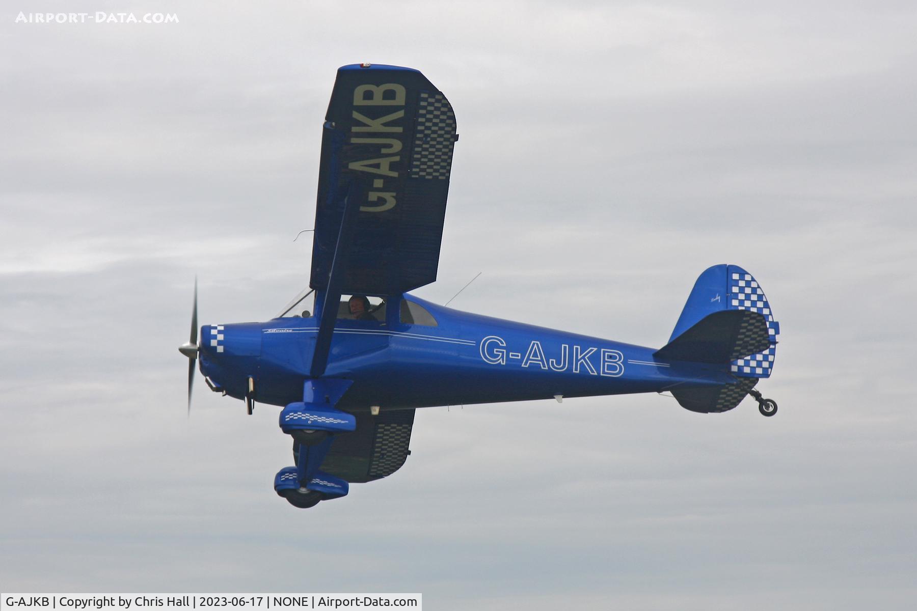 G-AJKB, 1946 Luscombe 8E Silvaire C/N 3058, A2A over Lincolnshire