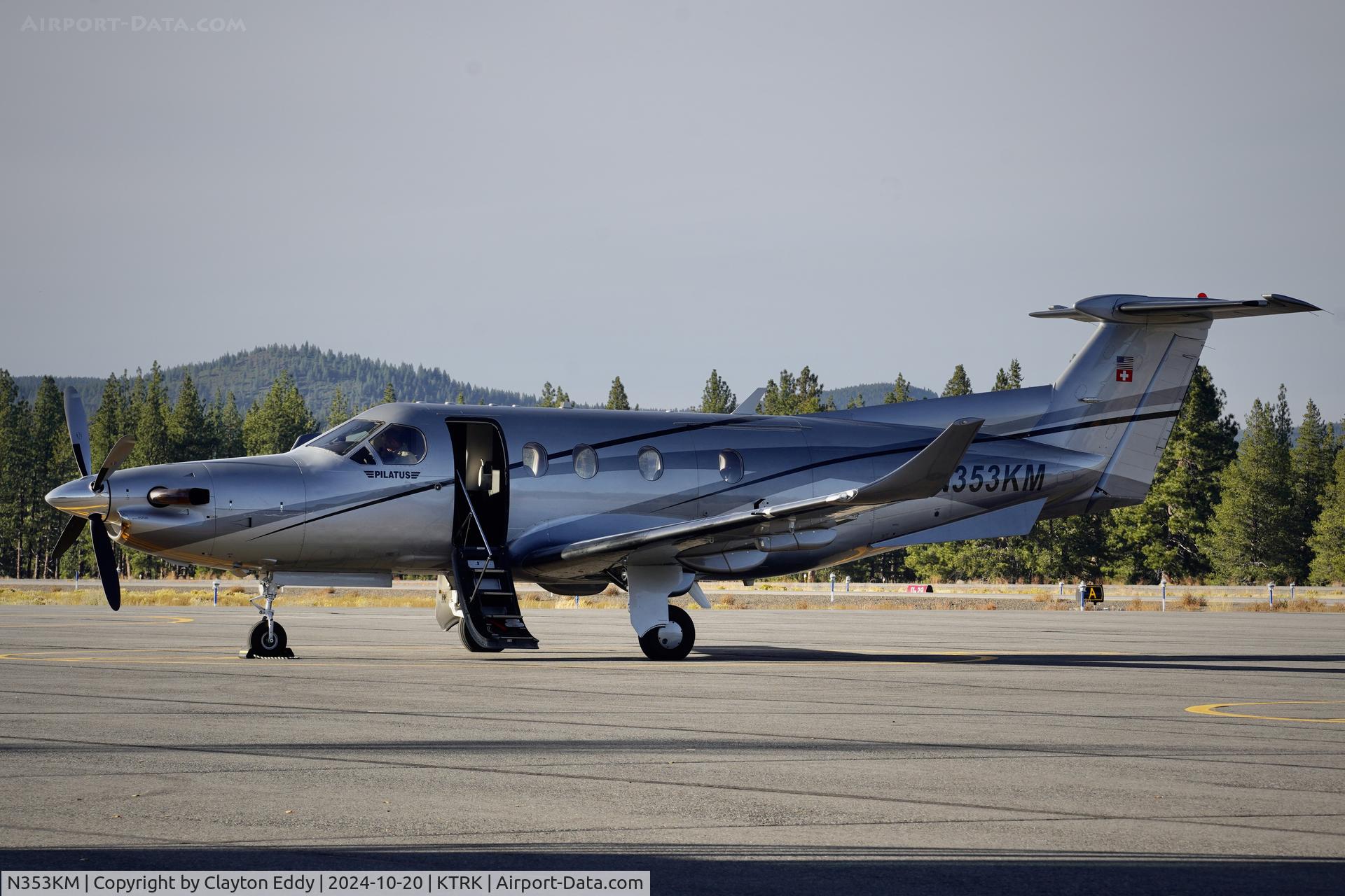 N353KM, 2003 Pilatus PC-12/45 C/N 534, Truckee Tahoe airport in California 2024.