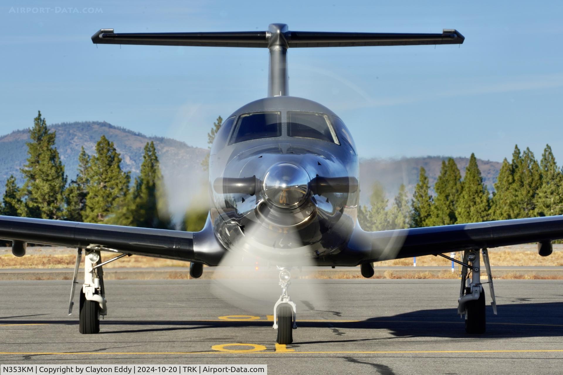 N353KM, 2003 Pilatus PC-12/45 C/N 534, Truckee Tahoe airport in California 2024.