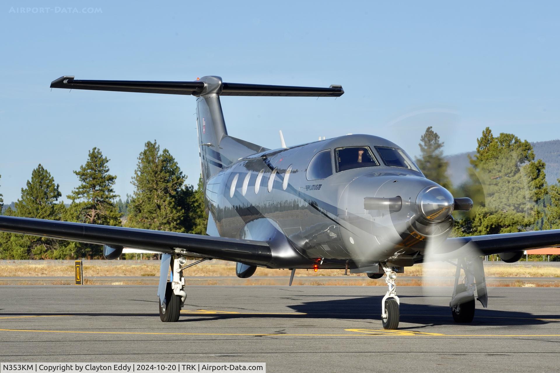 N353KM, 2003 Pilatus PC-12/45 C/N 534, Truckee Tahoe airport in California 2024.
