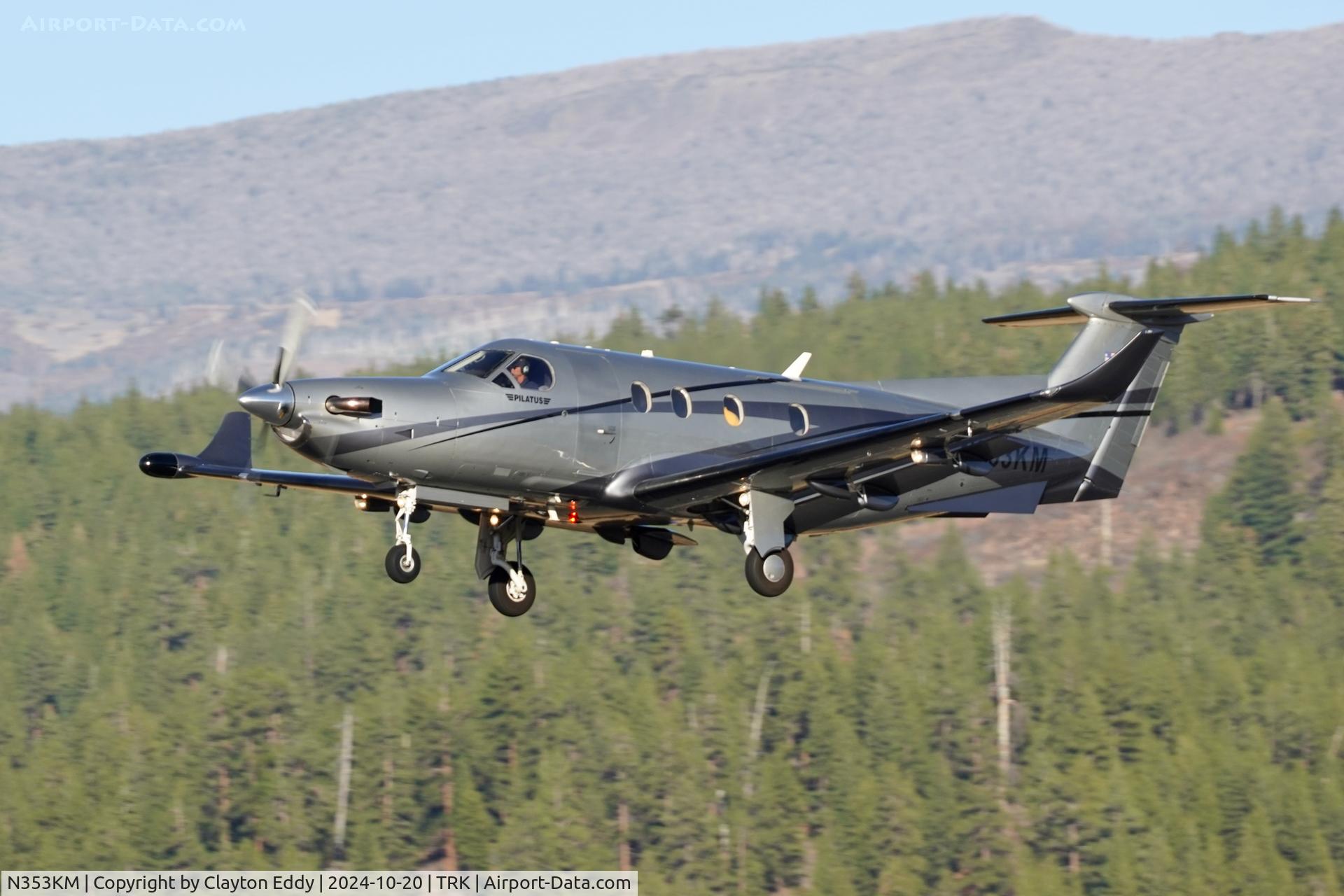 N353KM, 2003 Pilatus PC-12/45 C/N 534, Truckee Tahoe airport in California 2024.