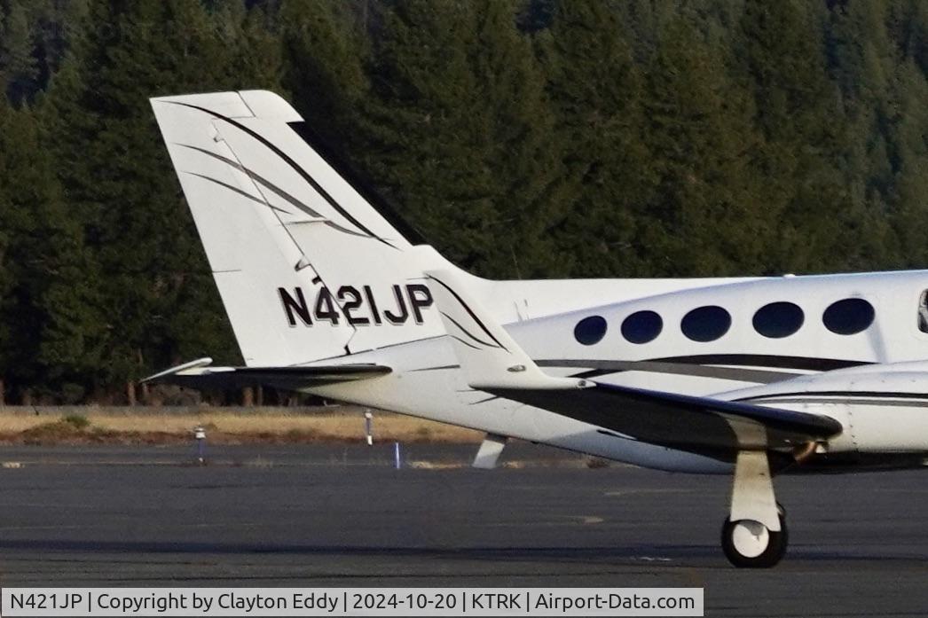 N421JP, 1978 Cessna 421C Golden Eagle C/N 421C0505, Truckee Tahoe airport in California 2024.