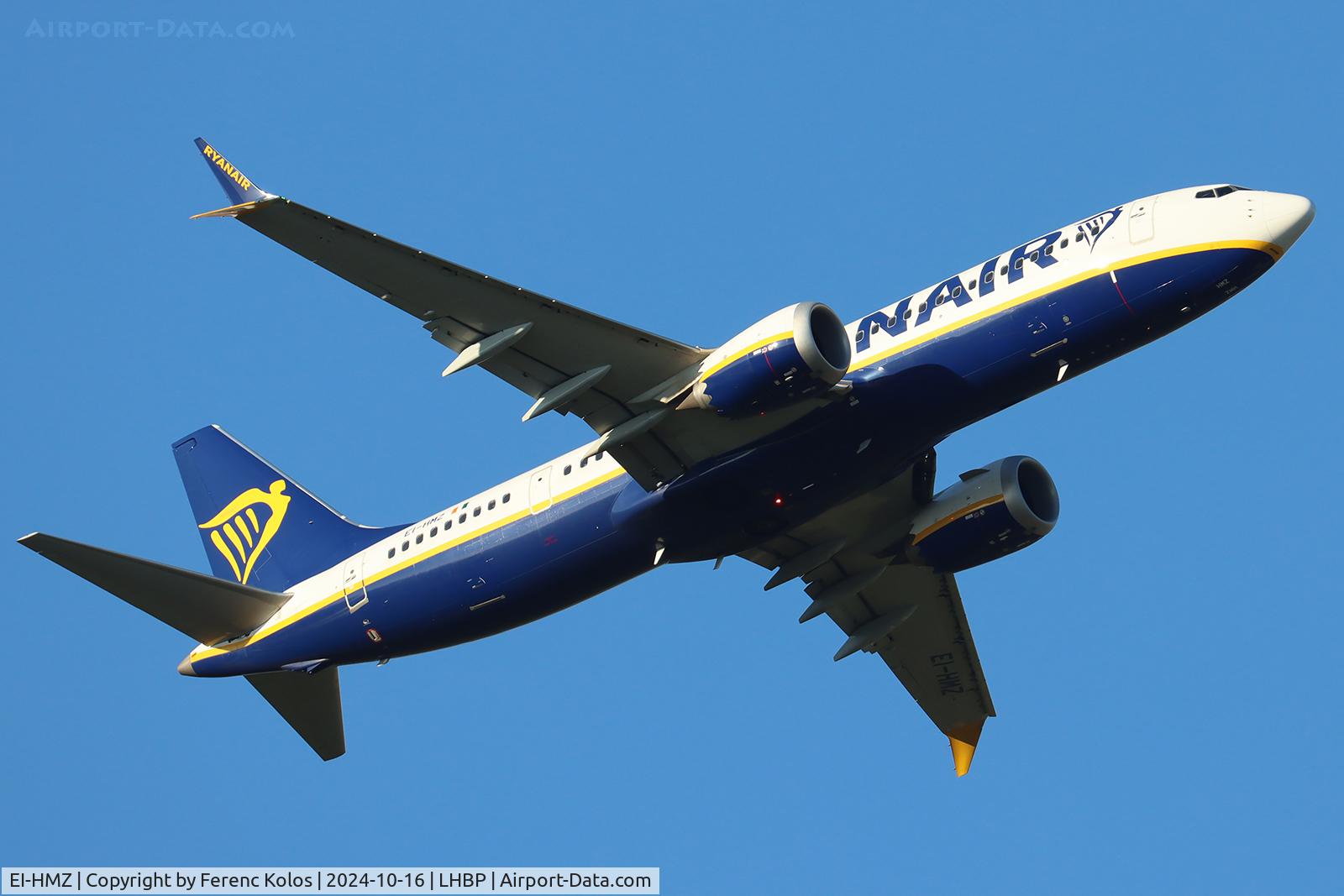 EI-HMZ, 2022 Boeing 737-8-200 MAX C/N 67136, lhbp1