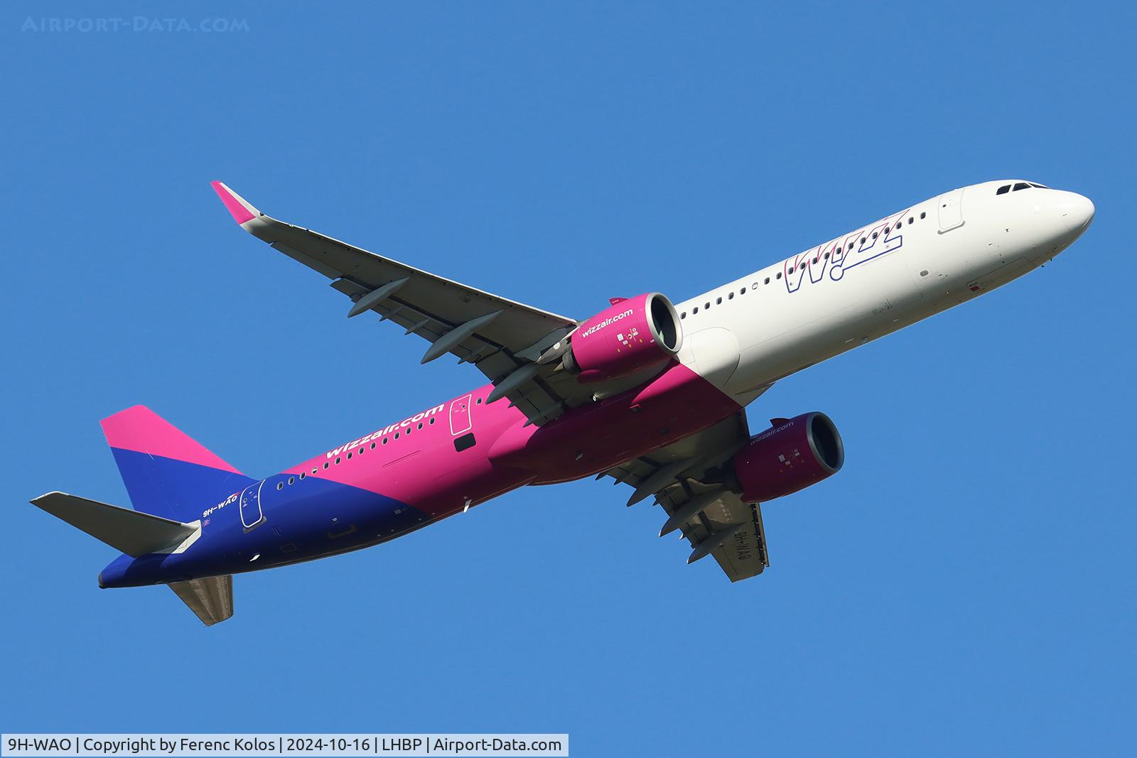 9H-WAO, 2020 Airbus A321-271NX C/N 9564, lhbpp