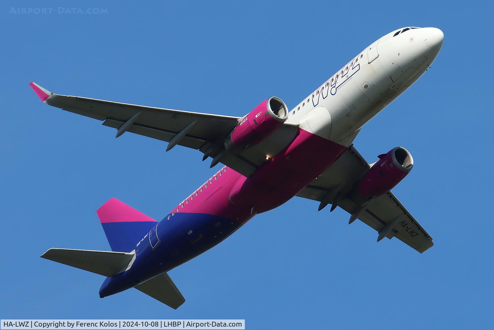 HA-LWZ, 2014 Airbus A320-232 C/N 6086, lhbpp