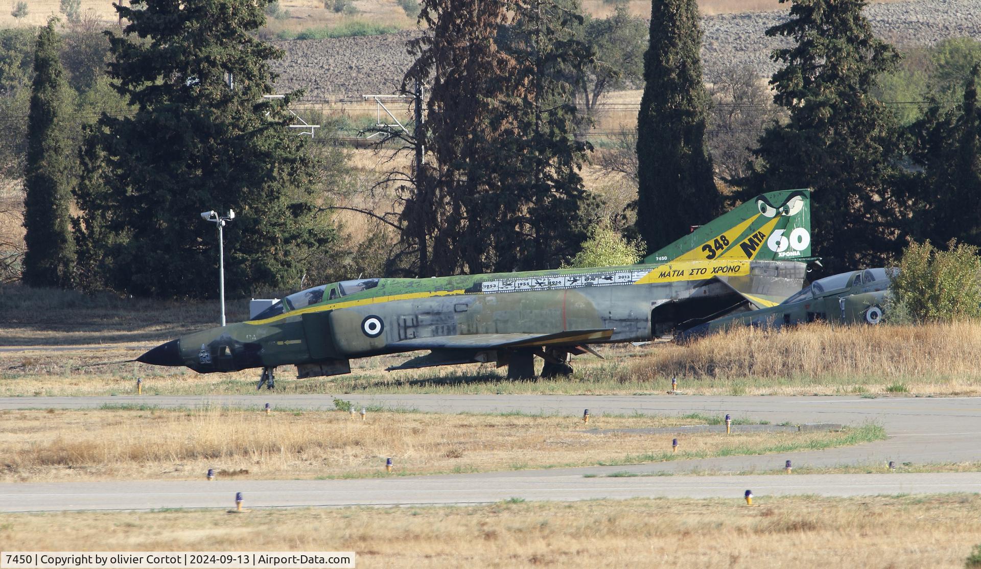 7450, 1969 McDonnell Douglas RF-4E Phantom II C/N 3883, Now stored at Tanagra airbase