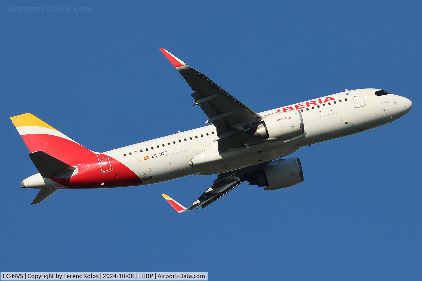EC-NVS, 2022 Airbus A320-251N C/N 11035, lhbpp