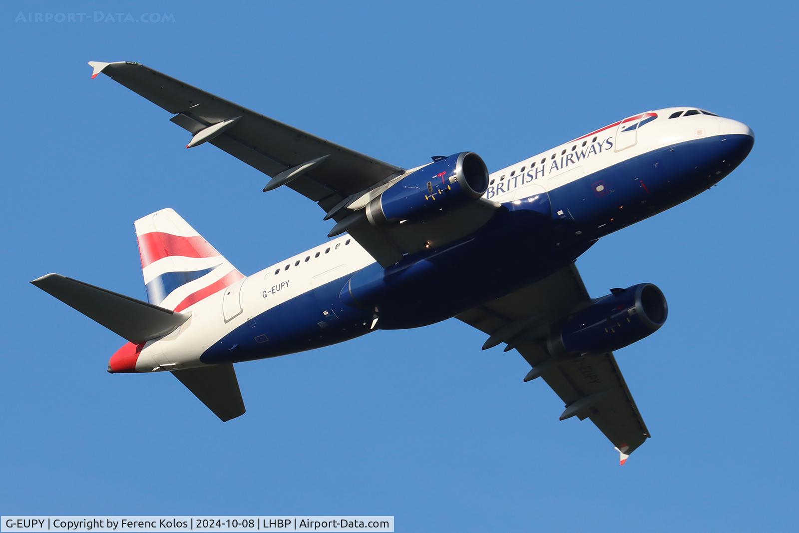 G-EUPY, 2001 Airbus A319-131 C/N 1466, lhbpp