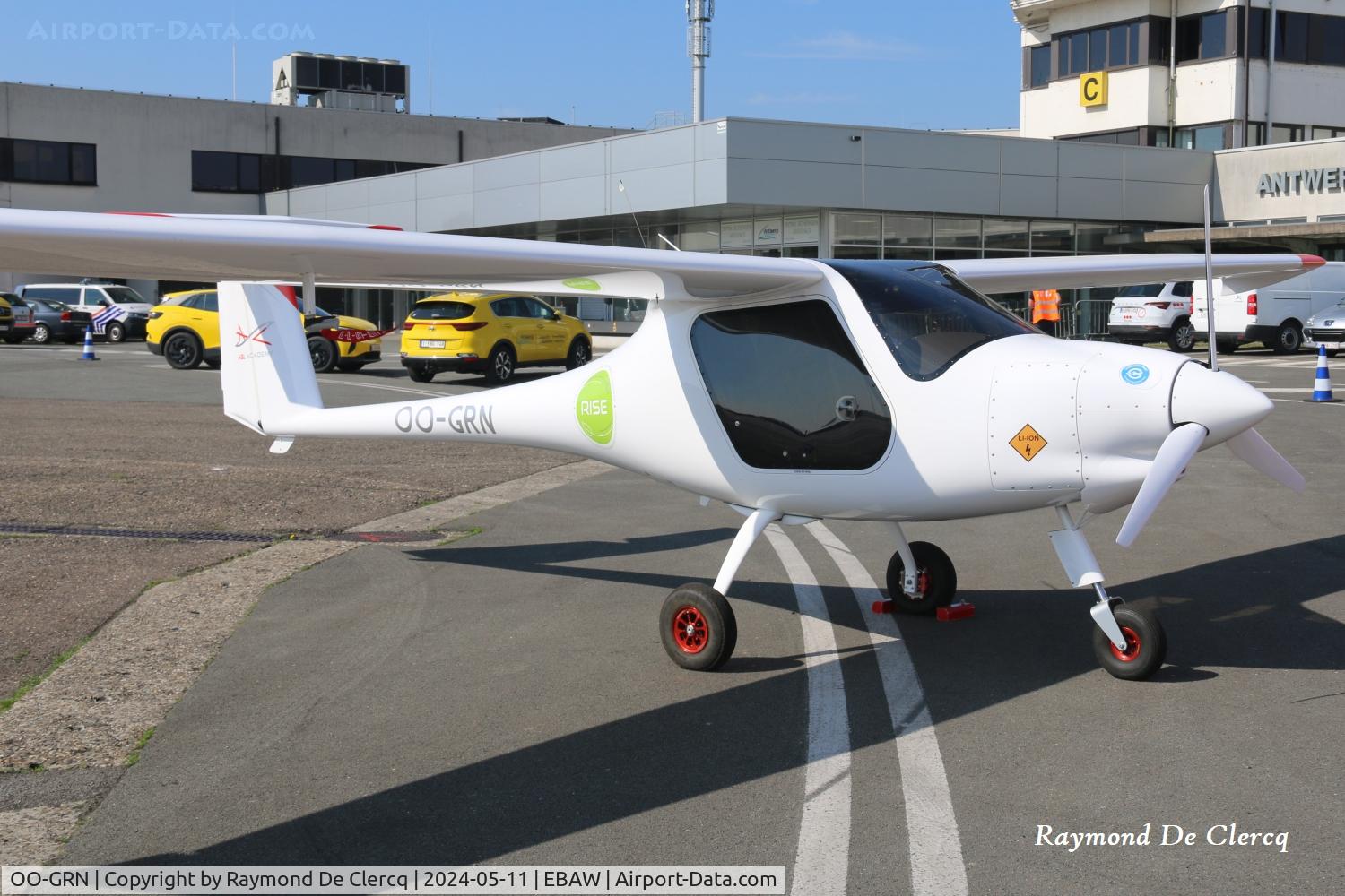 OO-GRN, 2021 Pipistrel Virus SW 128 (Velis Electro) C/N VSW 1280048, At the Stampe Fly-in in 2024.