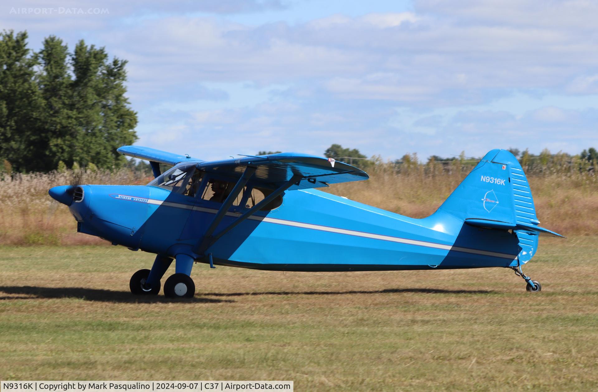 N9316K, 1947 Stinson 108-2 Voyager C/N 108-2316, Stinson 108-2