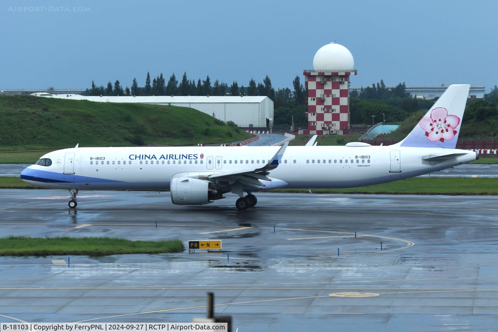 B-18103, 2022 Airbus A321-271NX C/N 10608, China Airlines A321N for departure