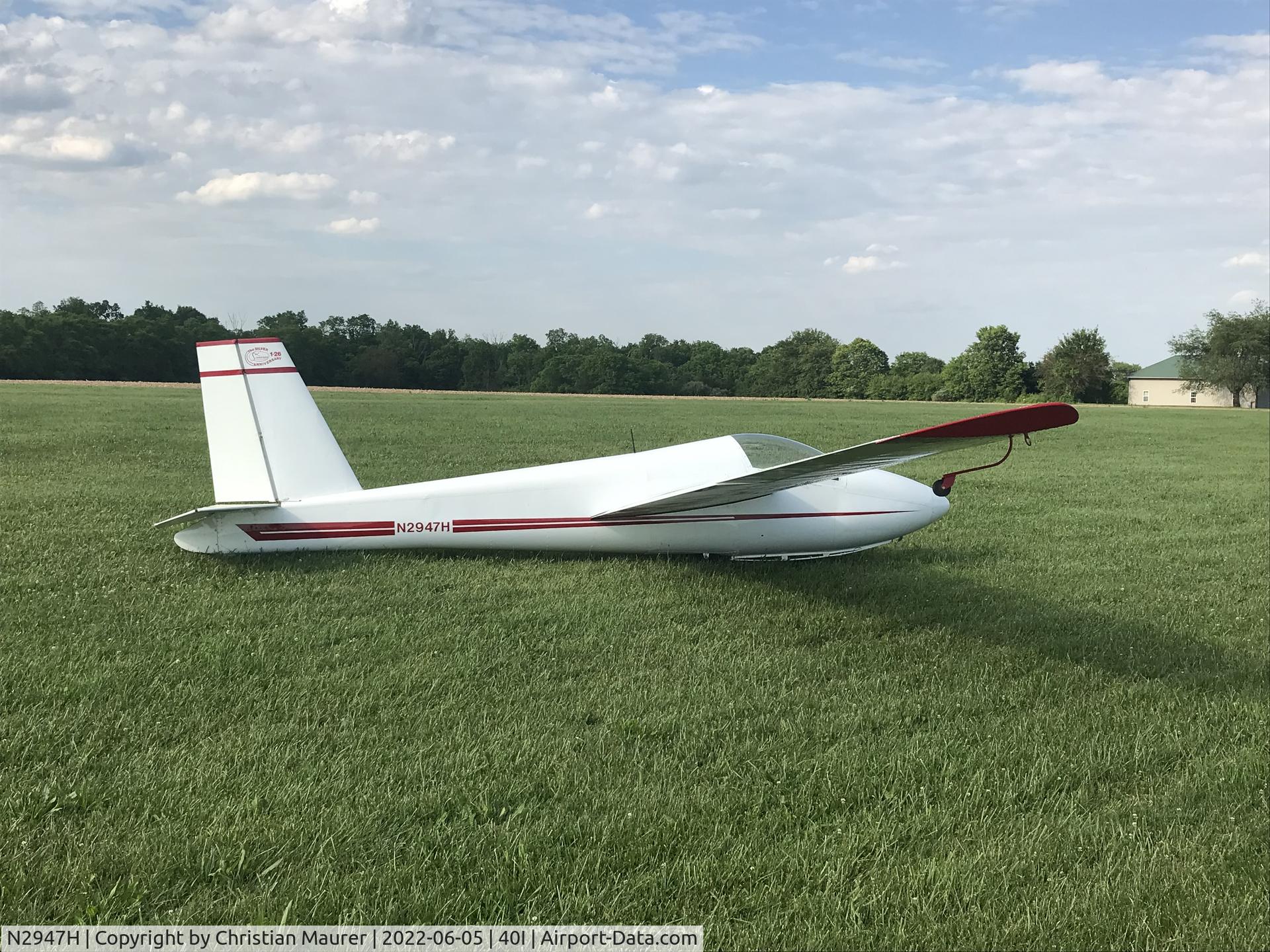 N2947H, 1979 Schweizer SGS 1-26E C/N 687, Schweizer 1-26 #687