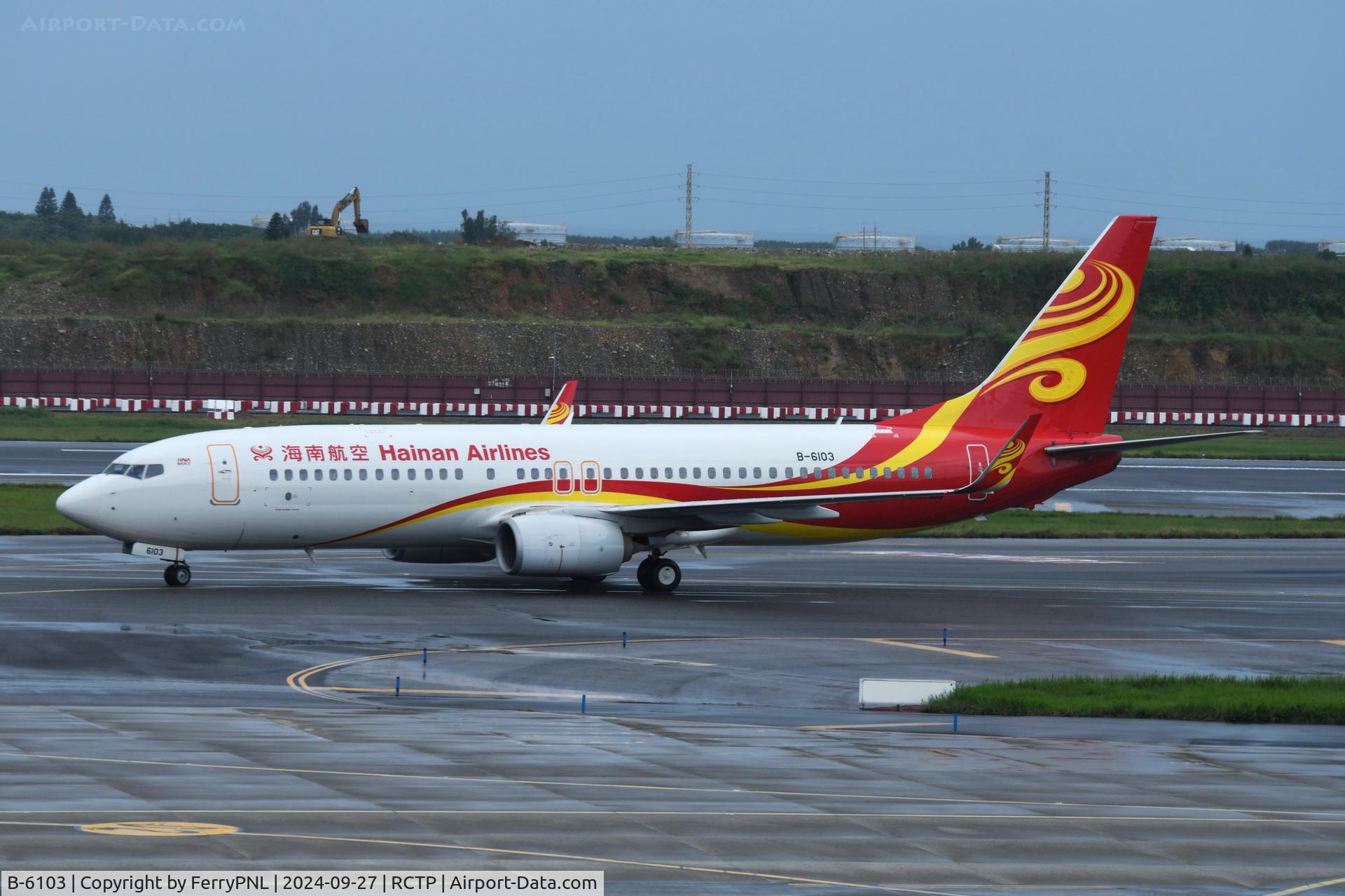 B-6103, 2017 Boeing 737-84P(WL) C/N 44390, Hainan B738