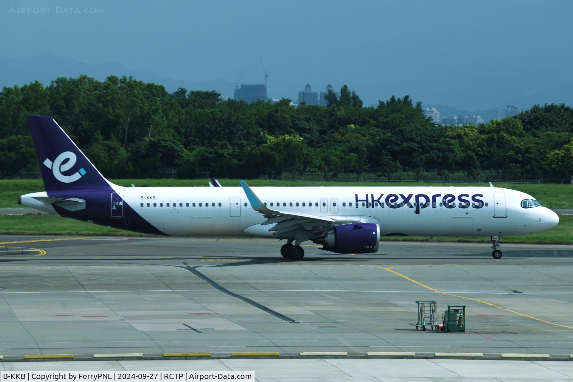 B-KKB, 2023 Airbus A321-251NX C/N 11294, HKExpress A321N departing for HKG