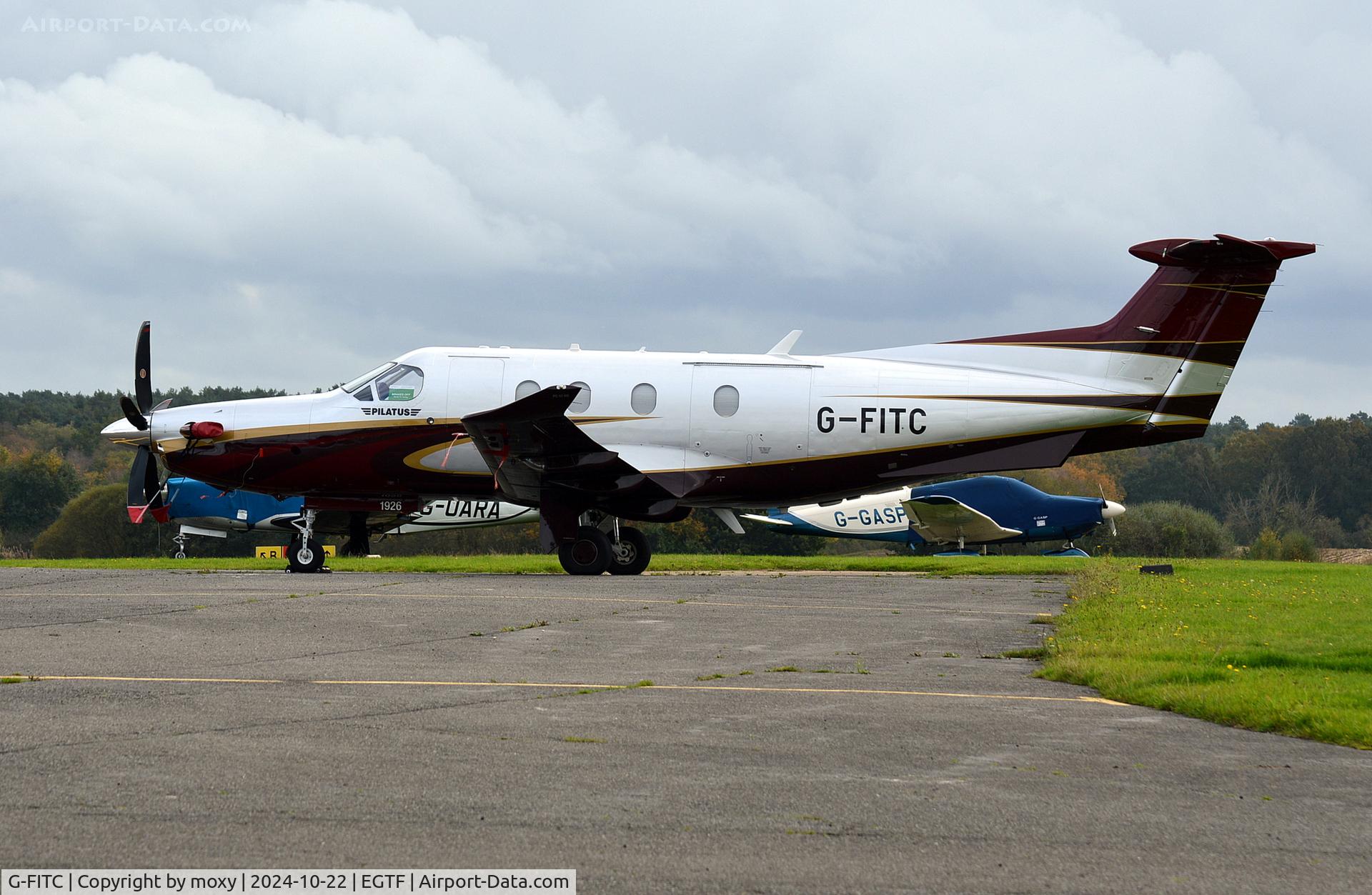 G-FITC, 2019 Pilatus PC-12/47E C/N 1926, Pilatus PC-12/47E at Fairoaks. Ex HB-FRE
