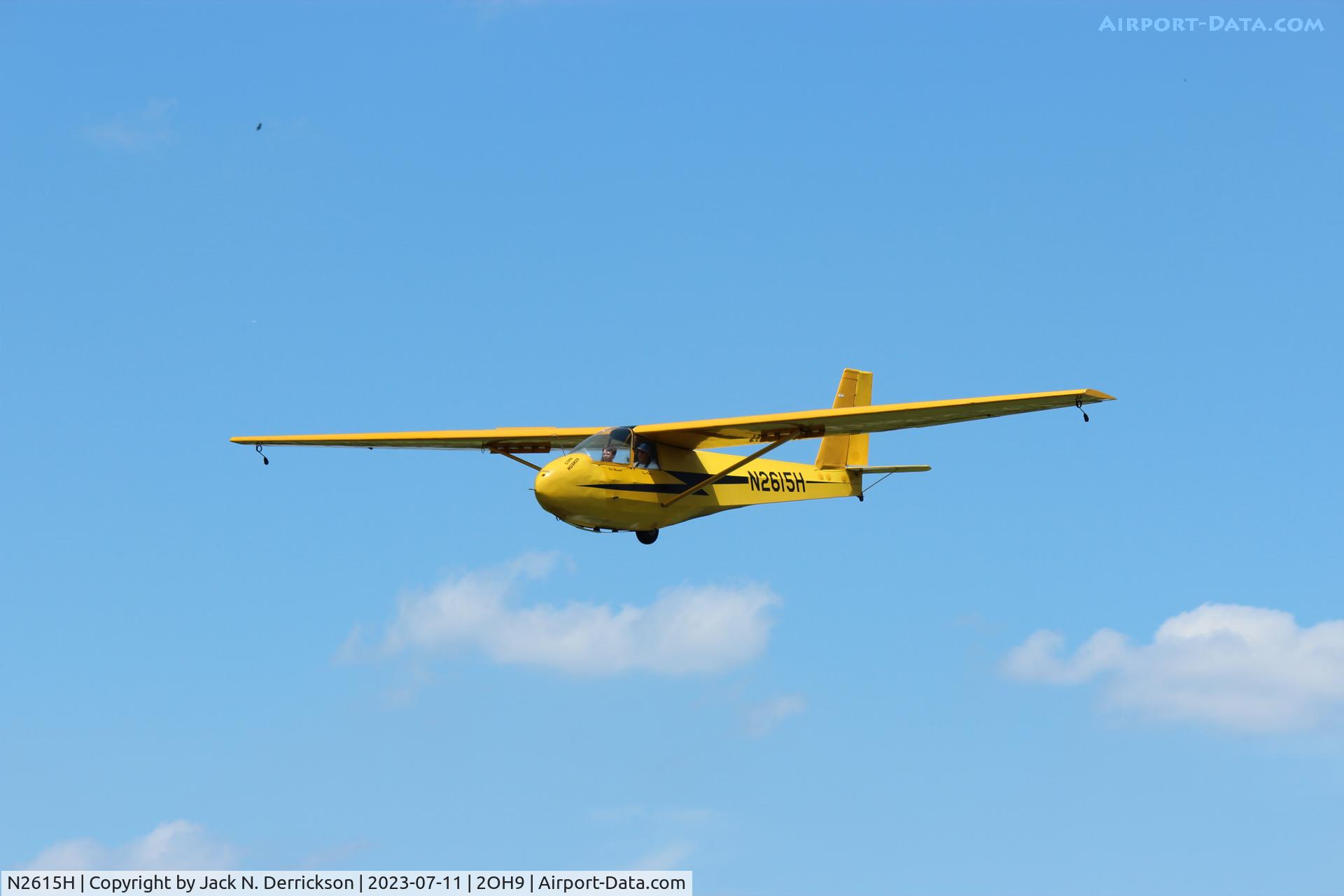 N2615H, 1976 Schweizer SGS 2-33A C/N 435, Youth Camp 2023