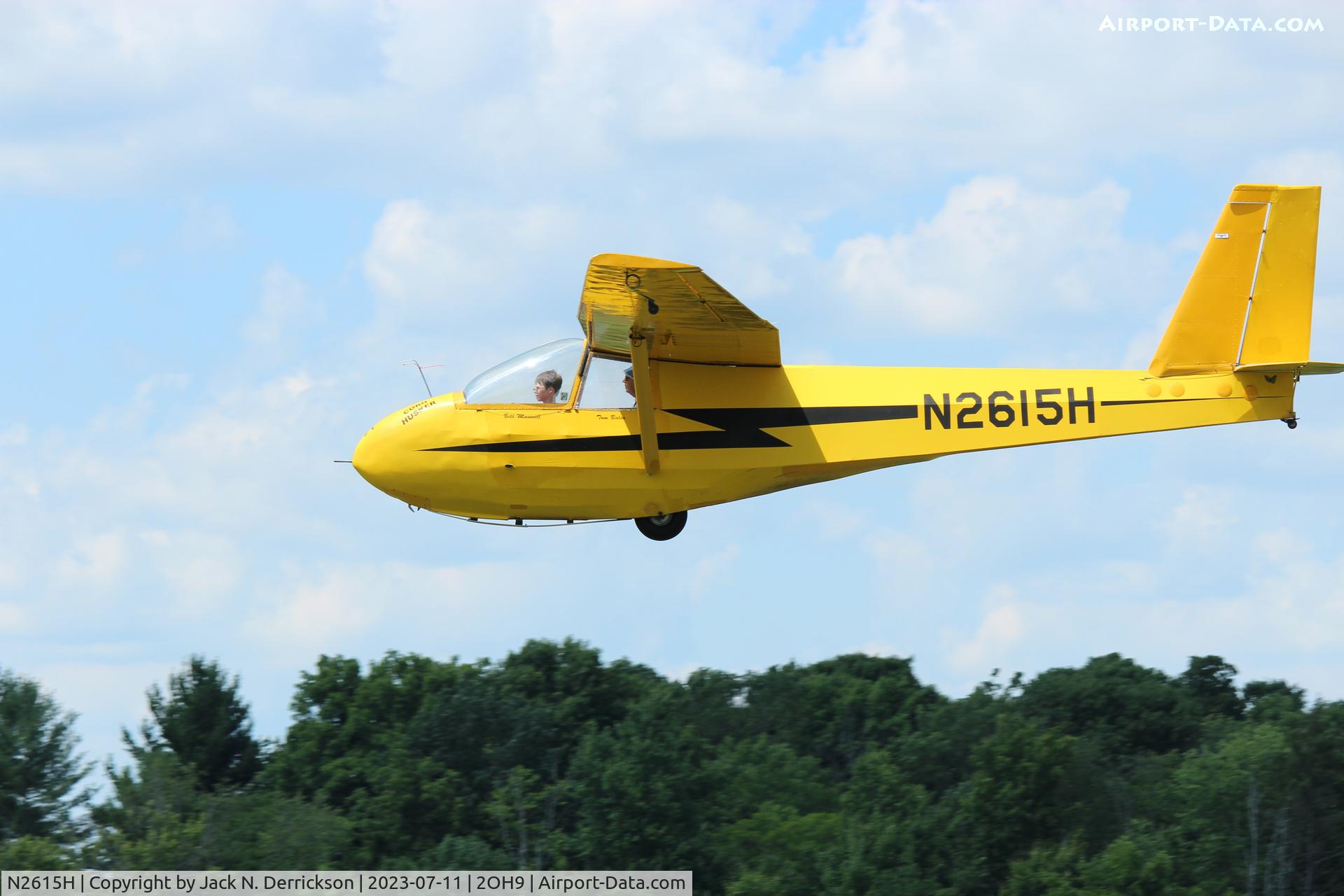 N2615H, 1976 Schweizer SGS 2-33A C/N 435, Youth Camp 2023