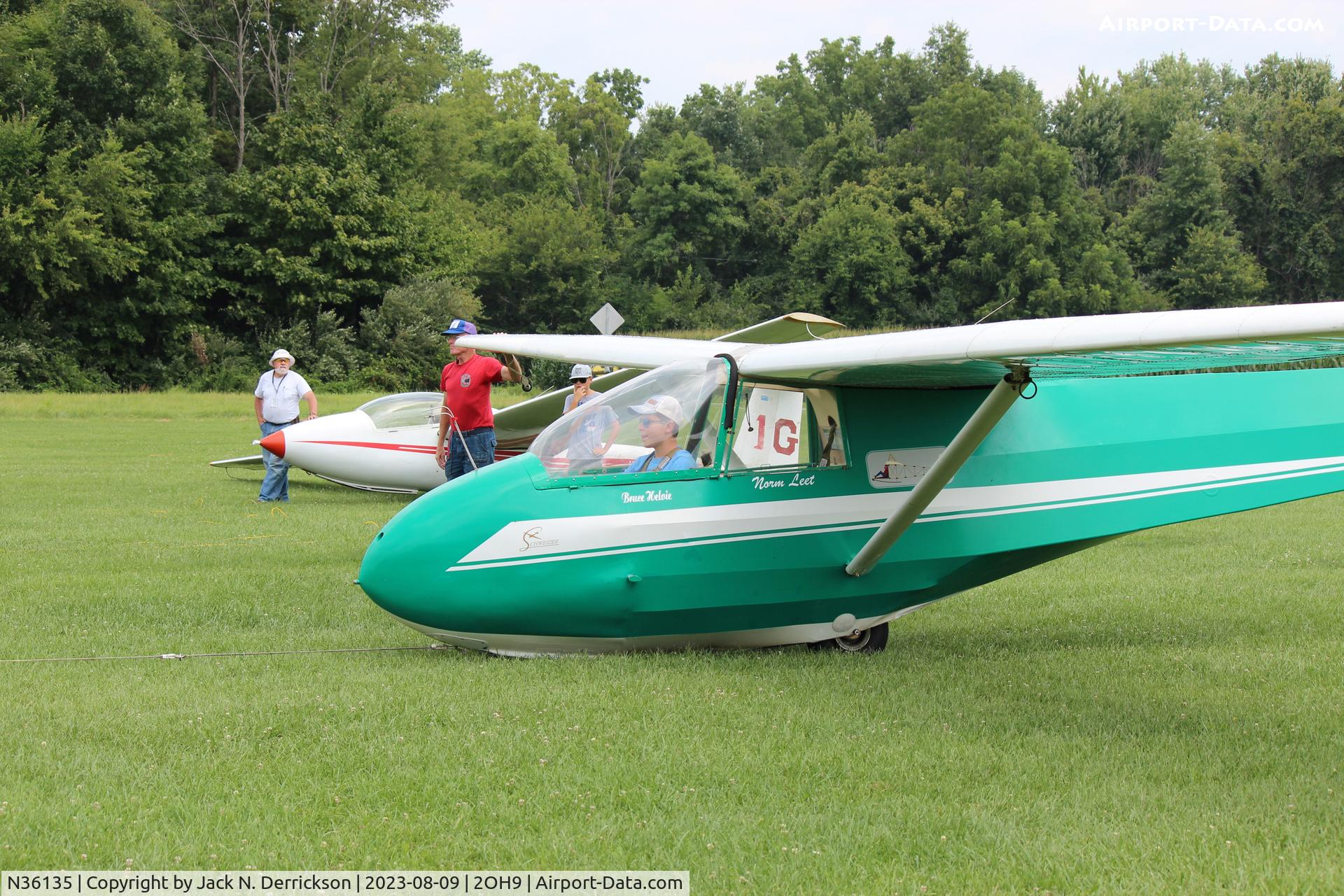 N36135, 1981 Schweizer SGS 2-33A C/N 564, First Solo