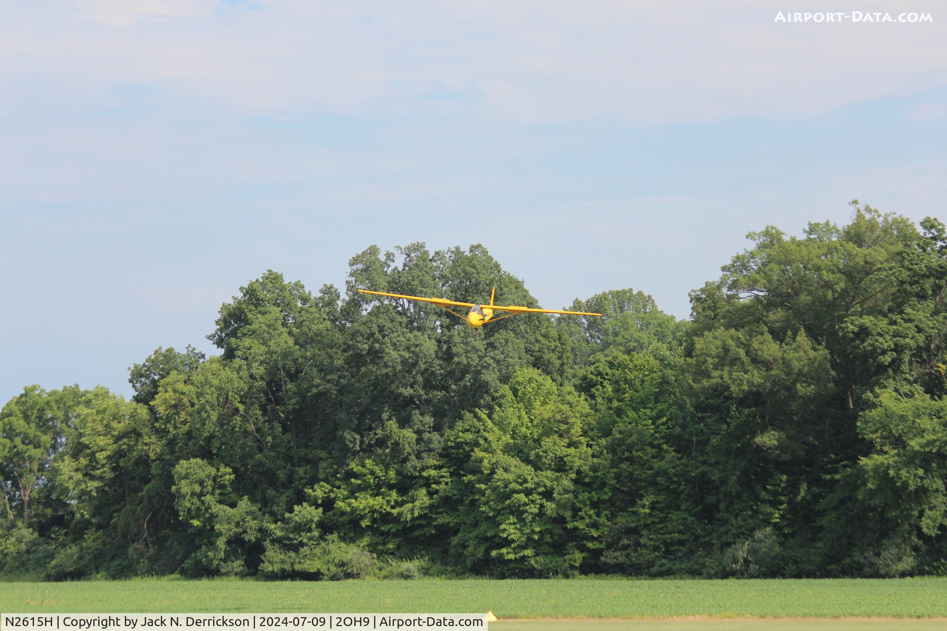 N2615H, 1976 Schweizer SGS 2-33A C/N 435, Youth Camp 2024.