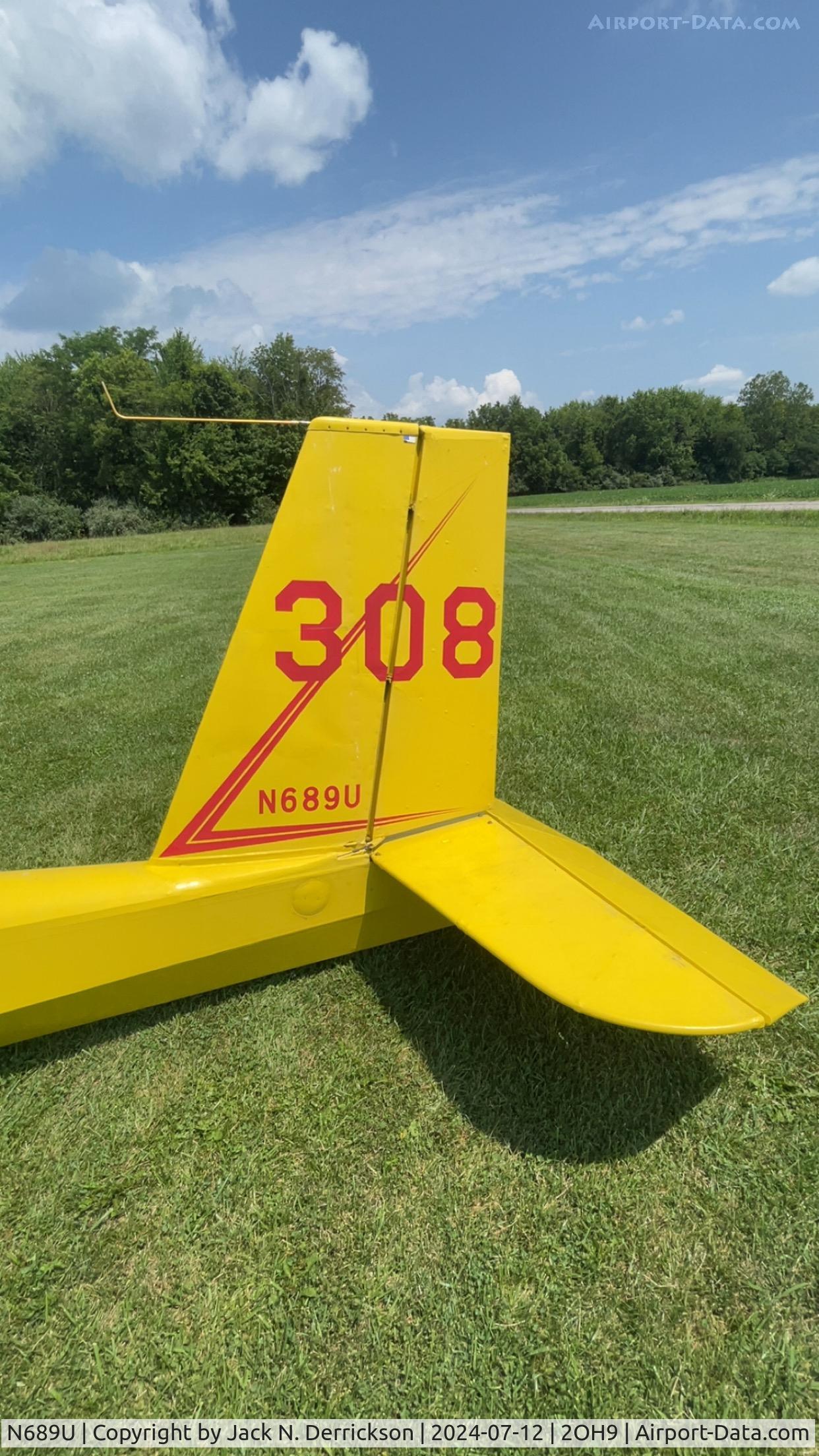 N689U, 1965 Schweizer SGS 1-26B C/N 308, Youth Camp 2024.