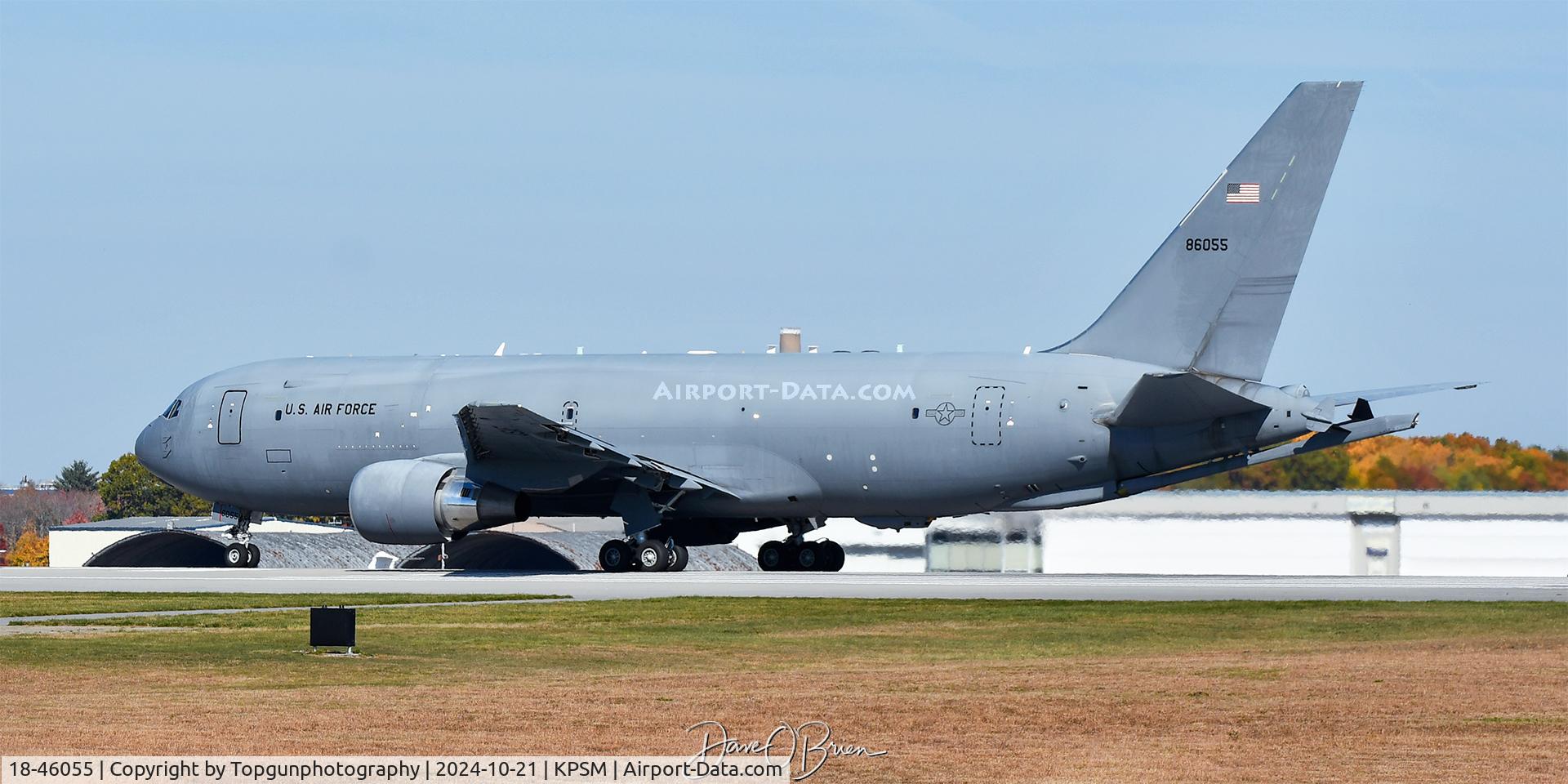 18-46055, 2020 Boeing KC-46A Pegasus C/N 41878, DEED12 departs to pick up receivers over NB
