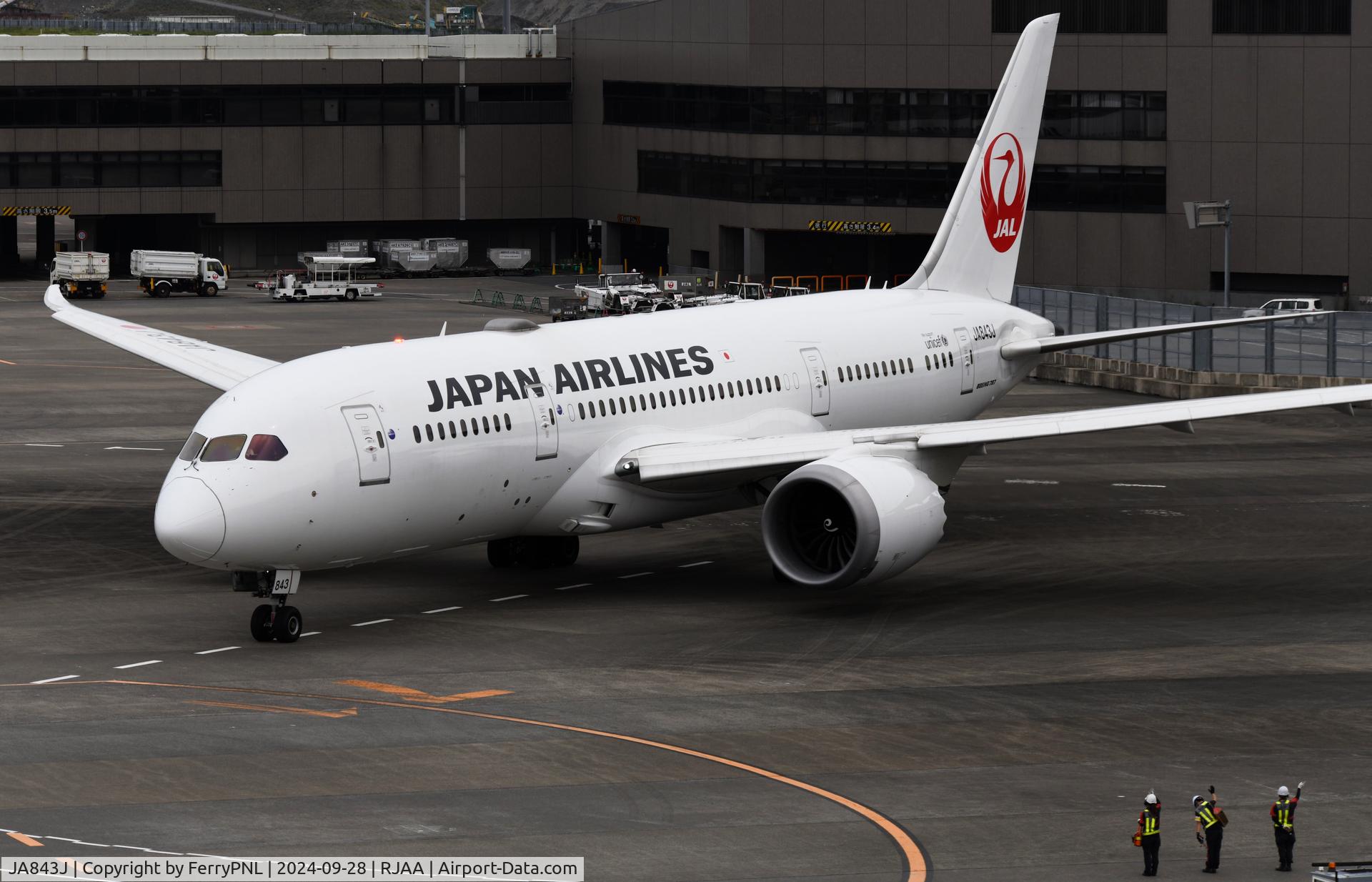 JA843J, 2015 Boeing 787-8 Dreamliner Dreamliner C/N 34859, Sayonara for JAL B788