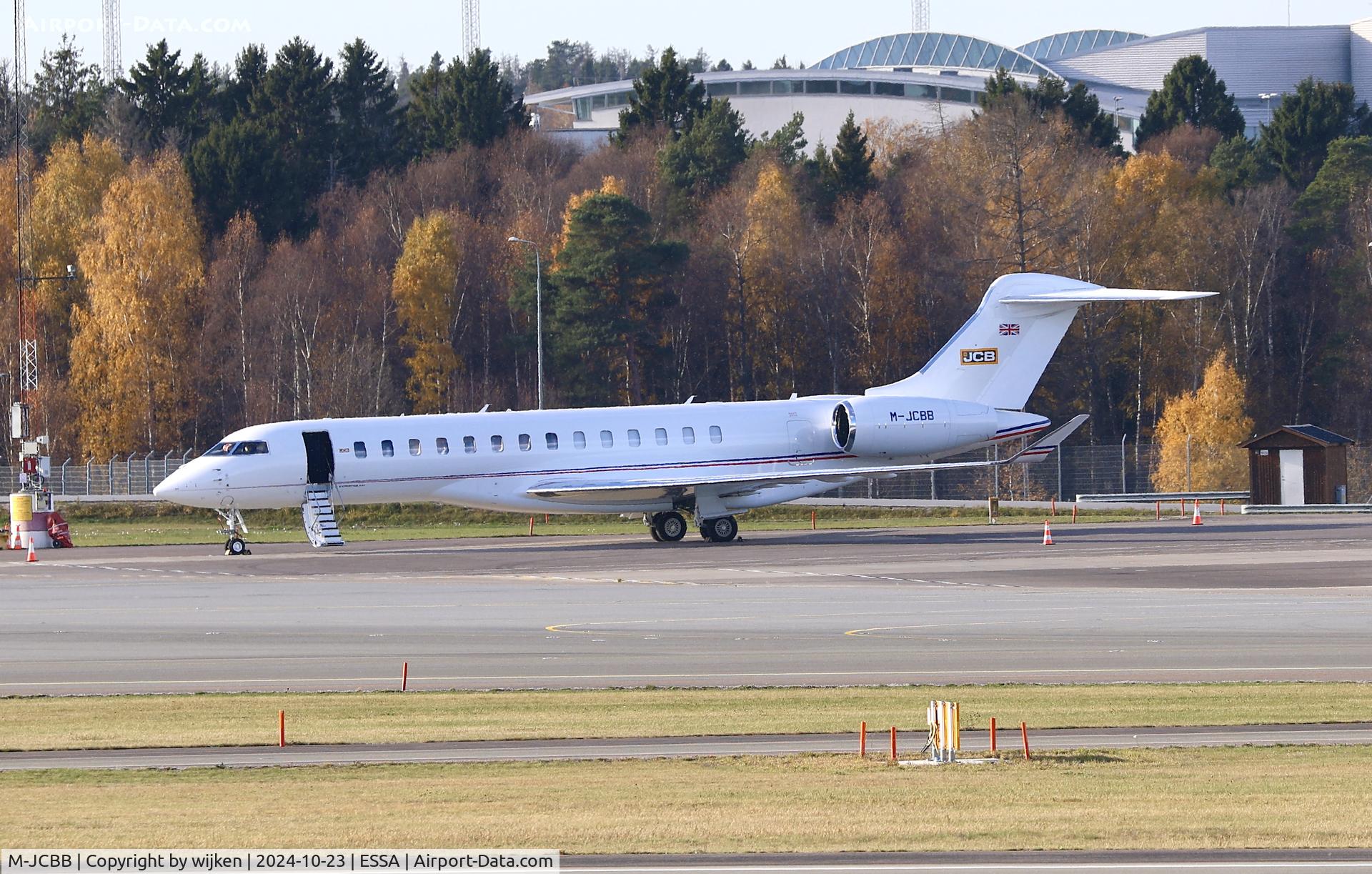 M-JCBB, 2022 Bombardier Global Express 7500 C/N 6049, Ramp M